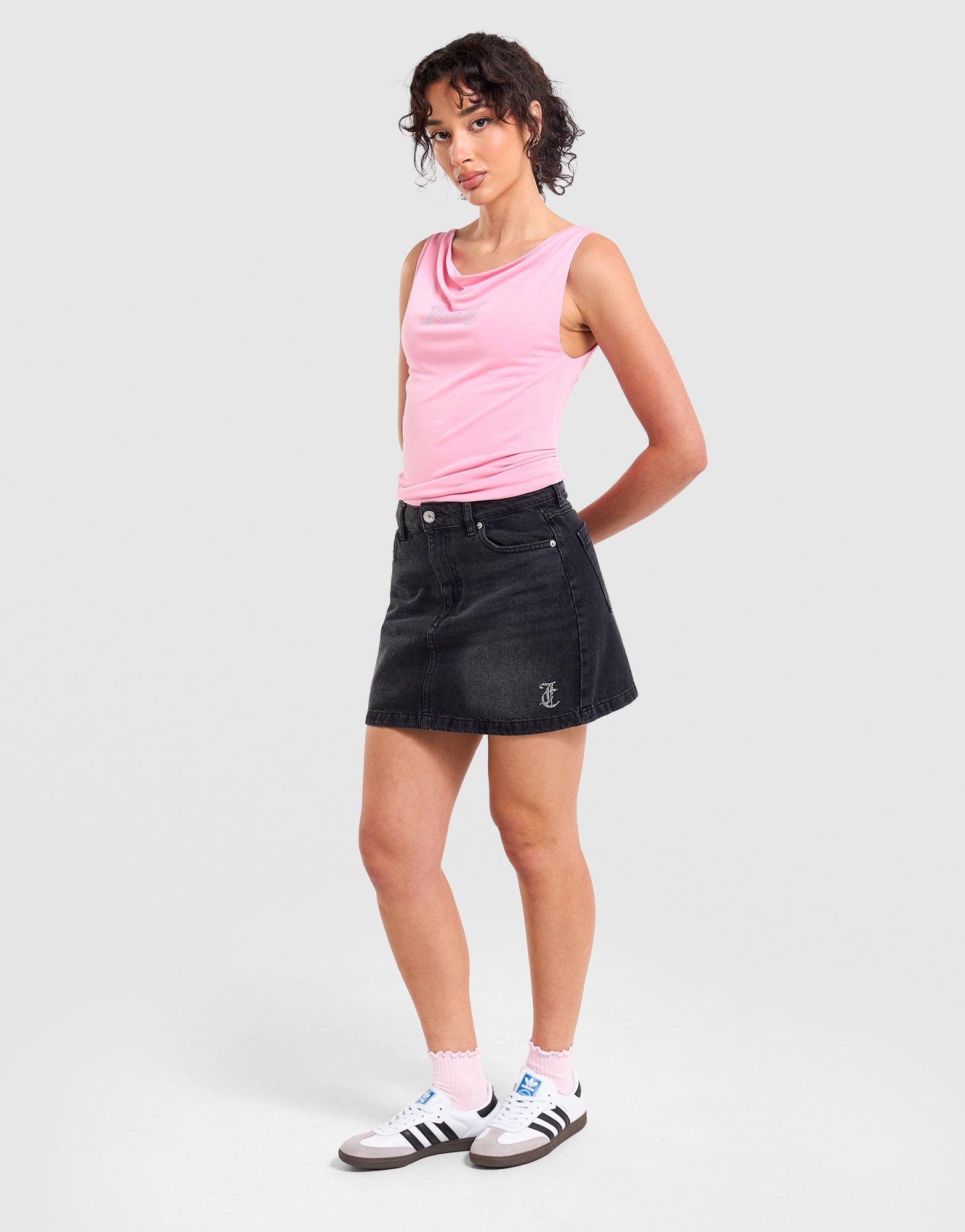 JUICY COUTURE Denim Mini Skirt