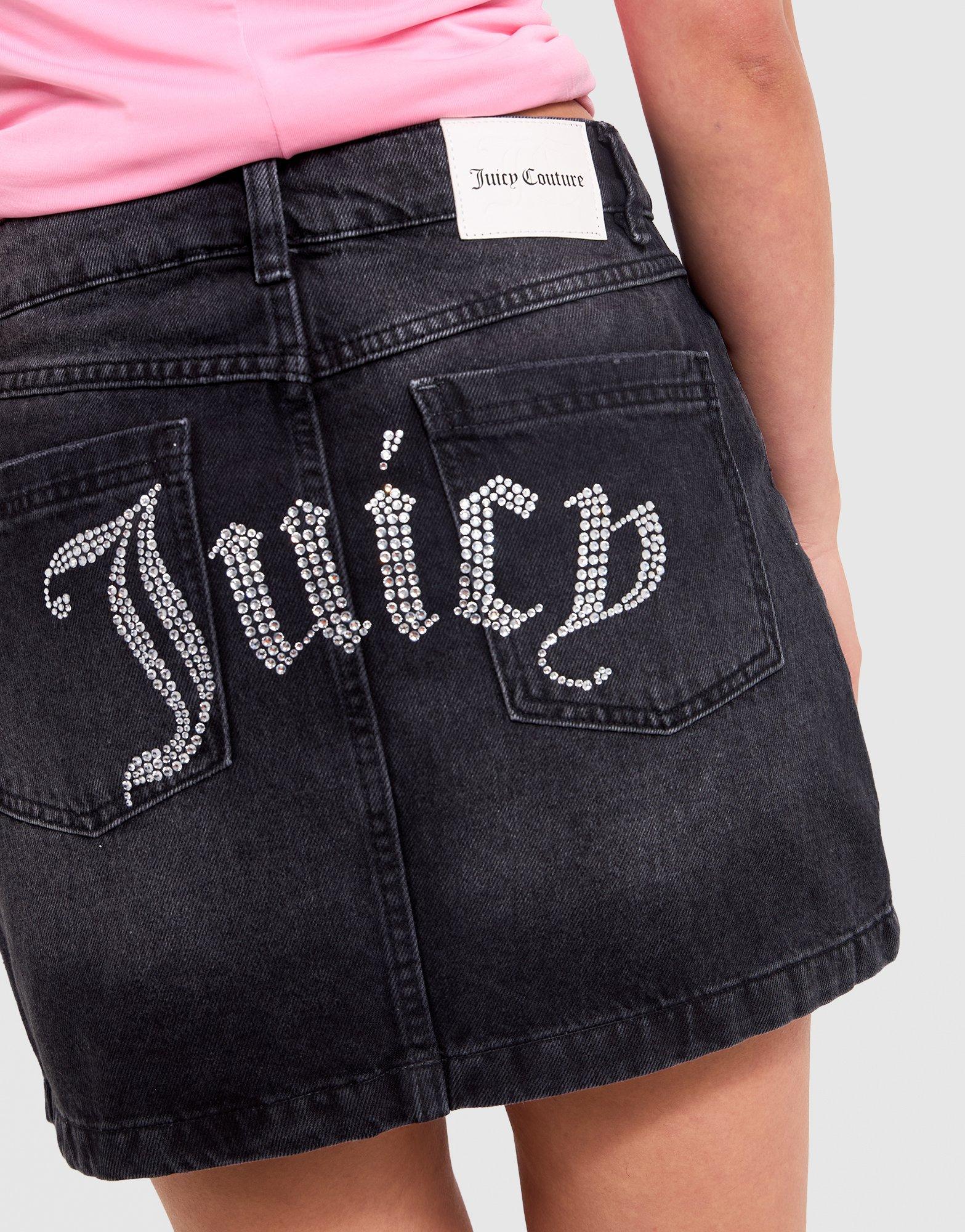 JUICY COUTURE Denim Mini Skirt