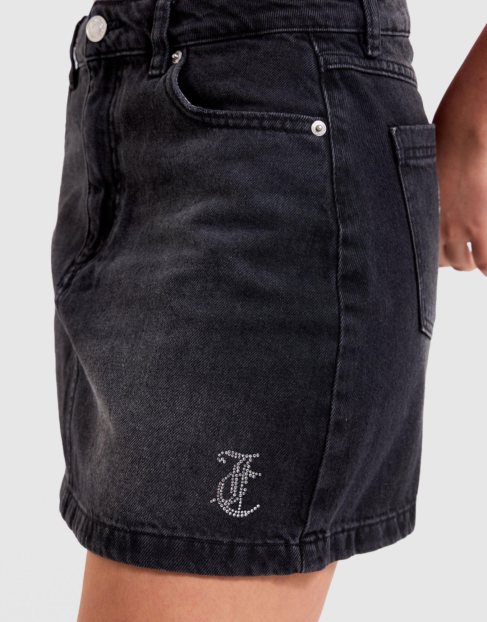 JUICY COUTURE Denim Mini Skirt