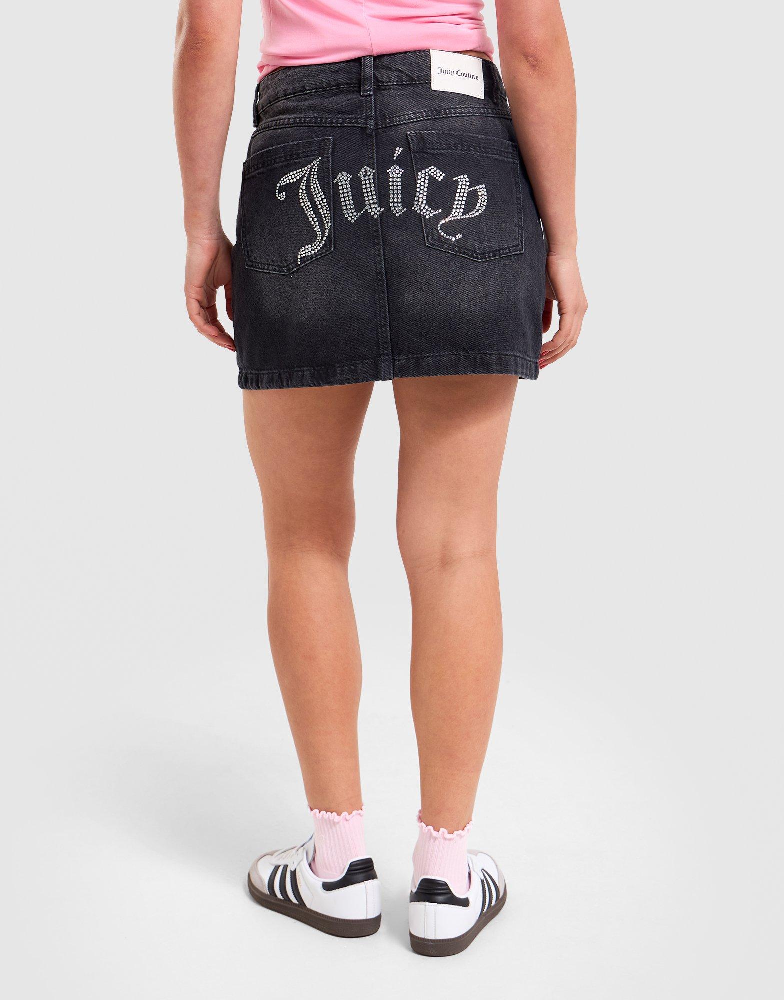 JUICY COUTURE Denim Mini Skirt
