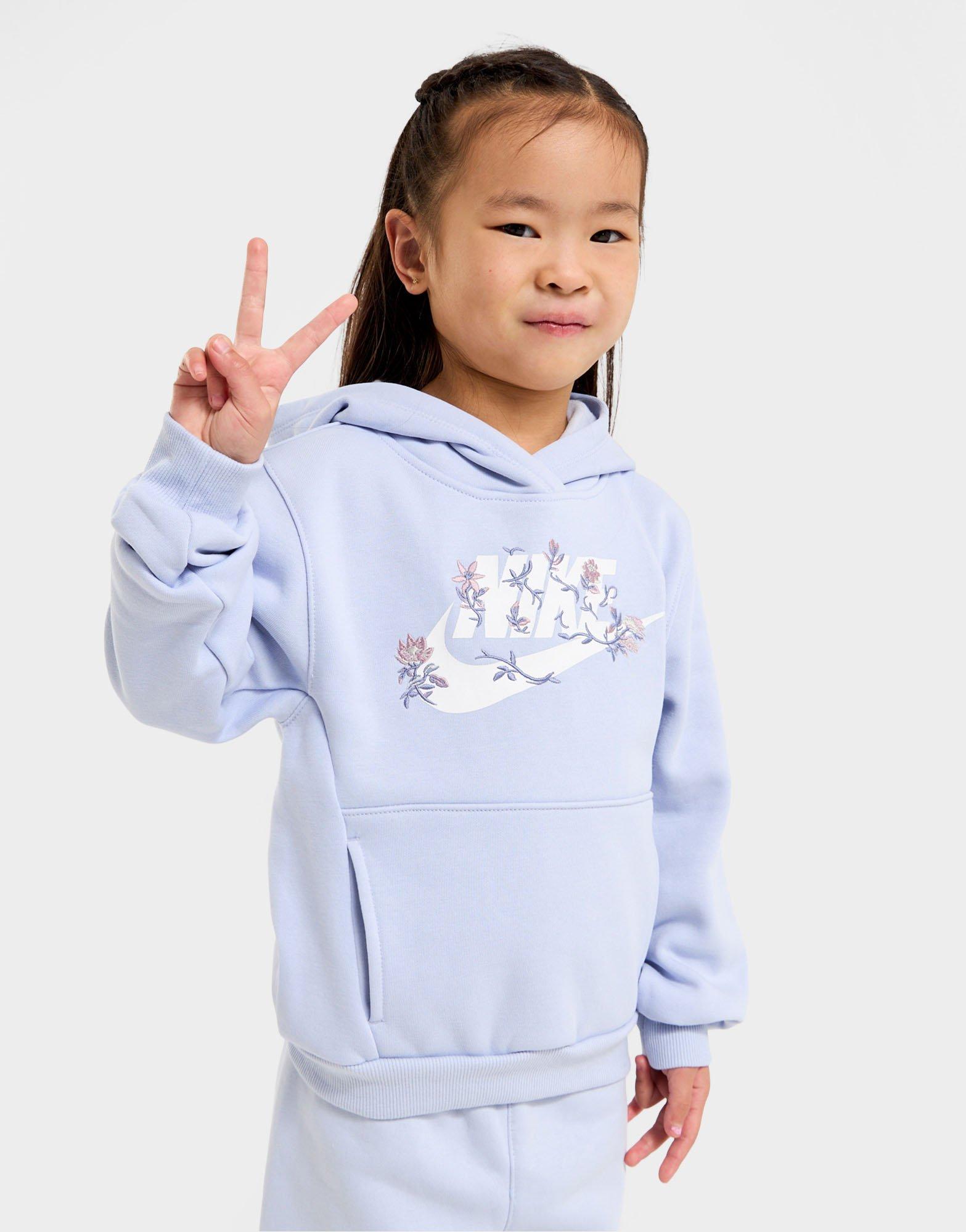 Nike Flower Hoodie Tracksuit Set Children's