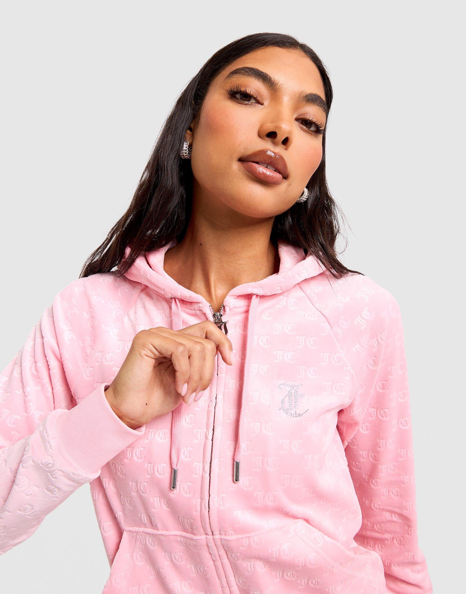 JUICY COUTURE Velour Full Zip Hoodie
