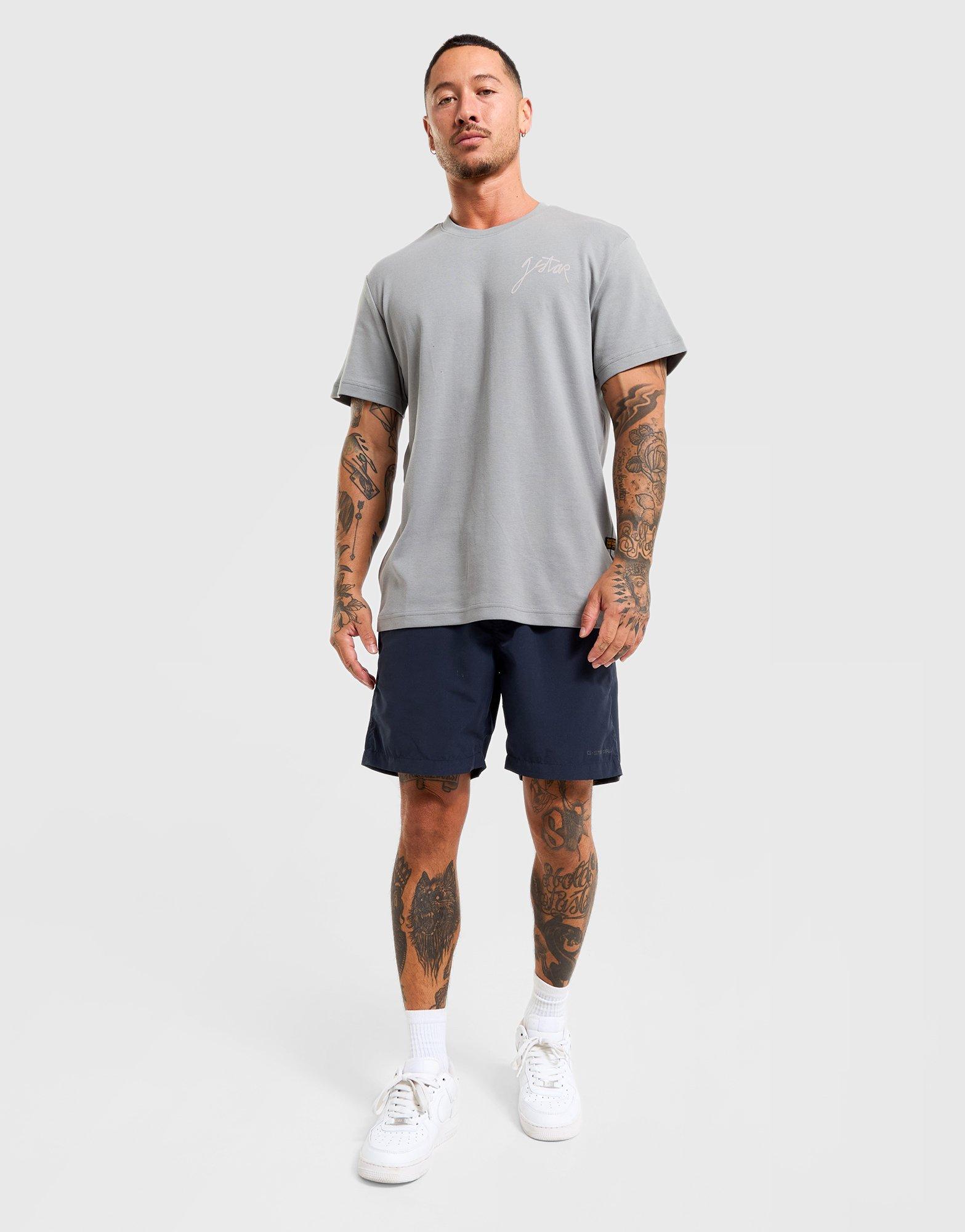 G-STAR Script Flock T-Shirt