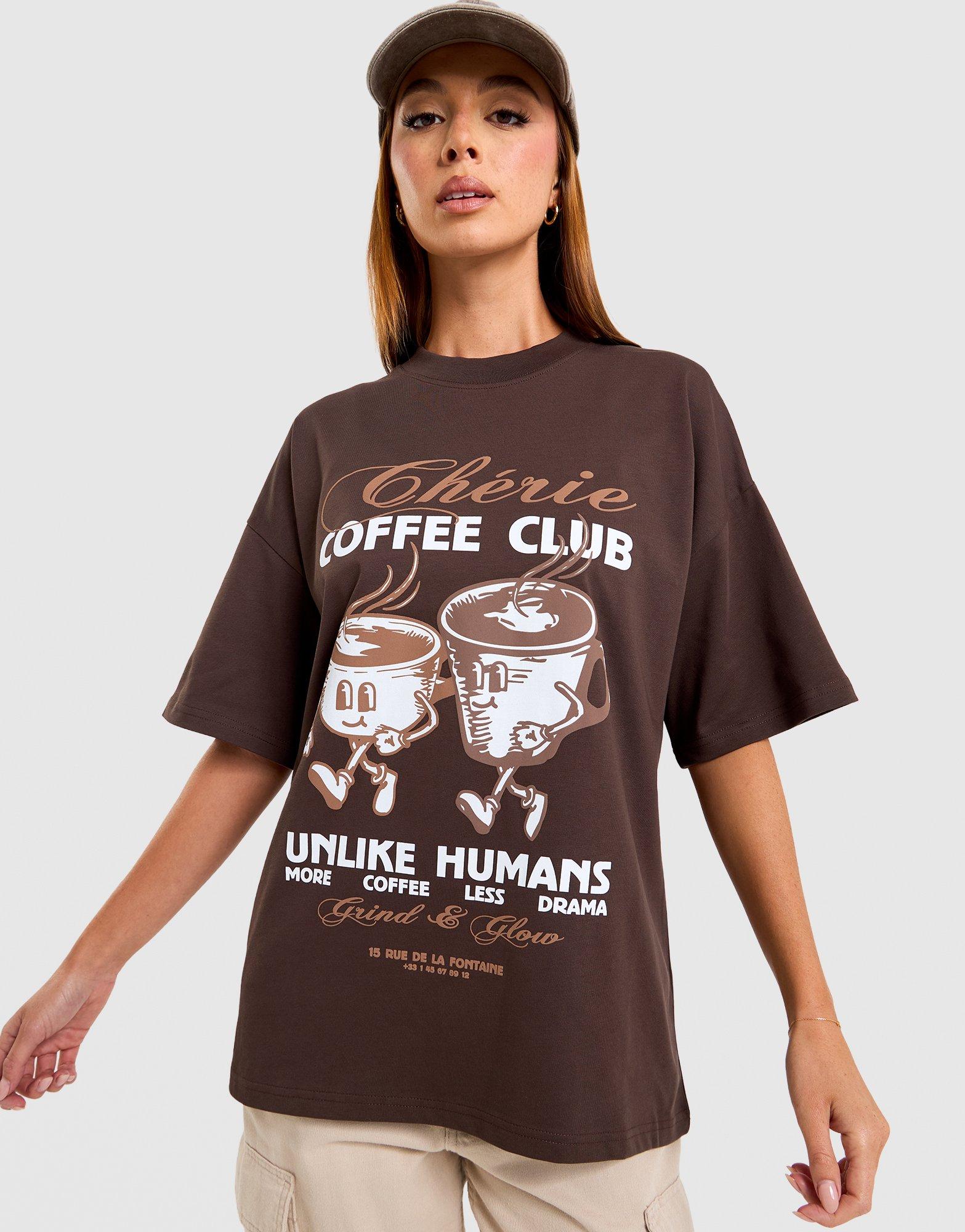 Unlike Humans Coffee Club Graphic T-Shirt