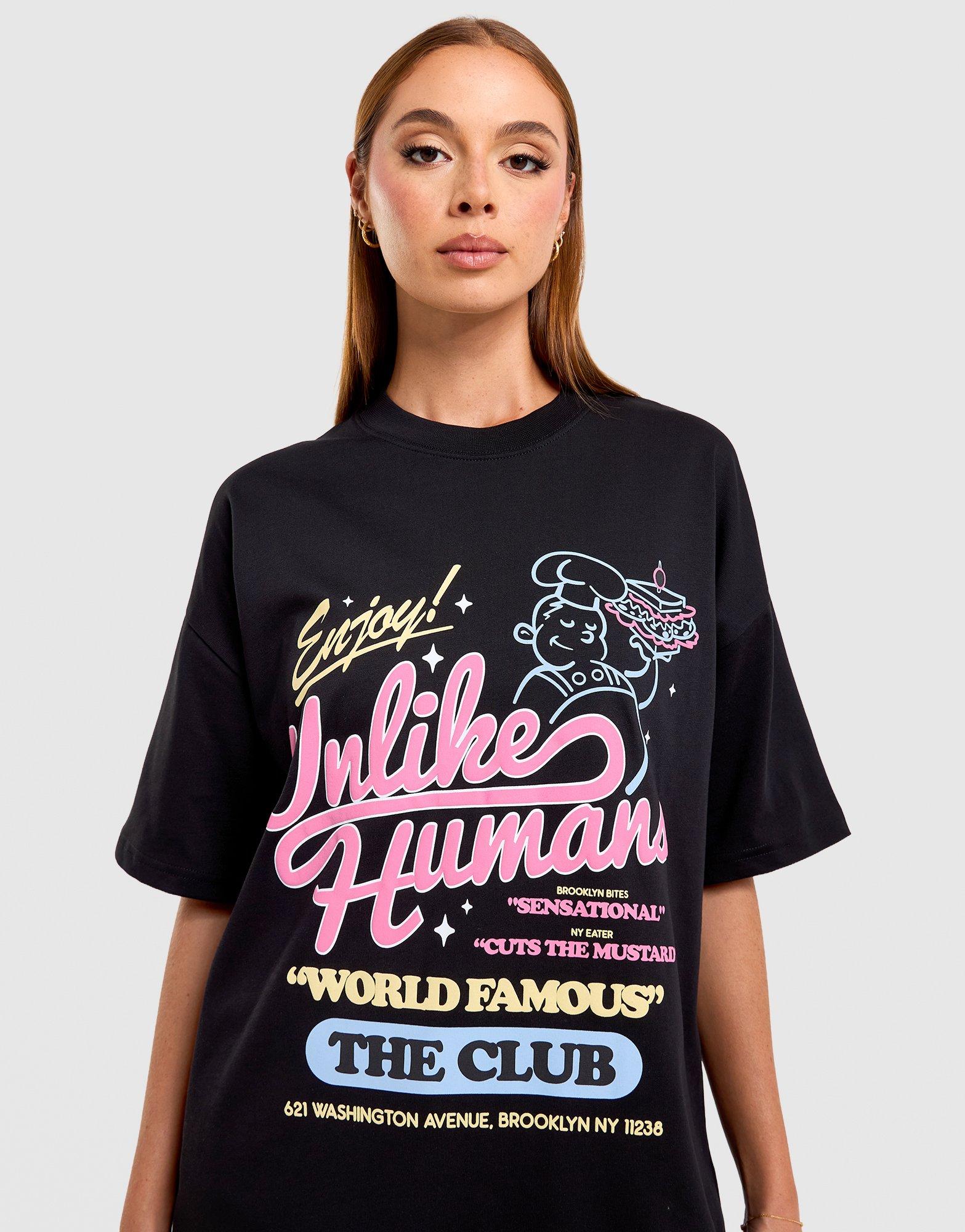 Unlike Humans Fame Club Graphic T-Shirt