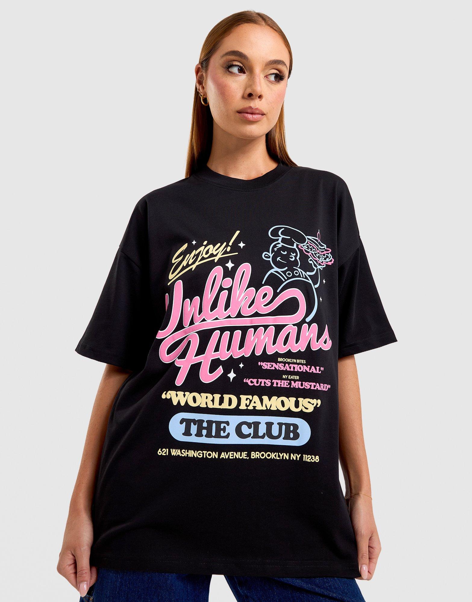 Unlike Humans Fame Club Graphic T-Shirt