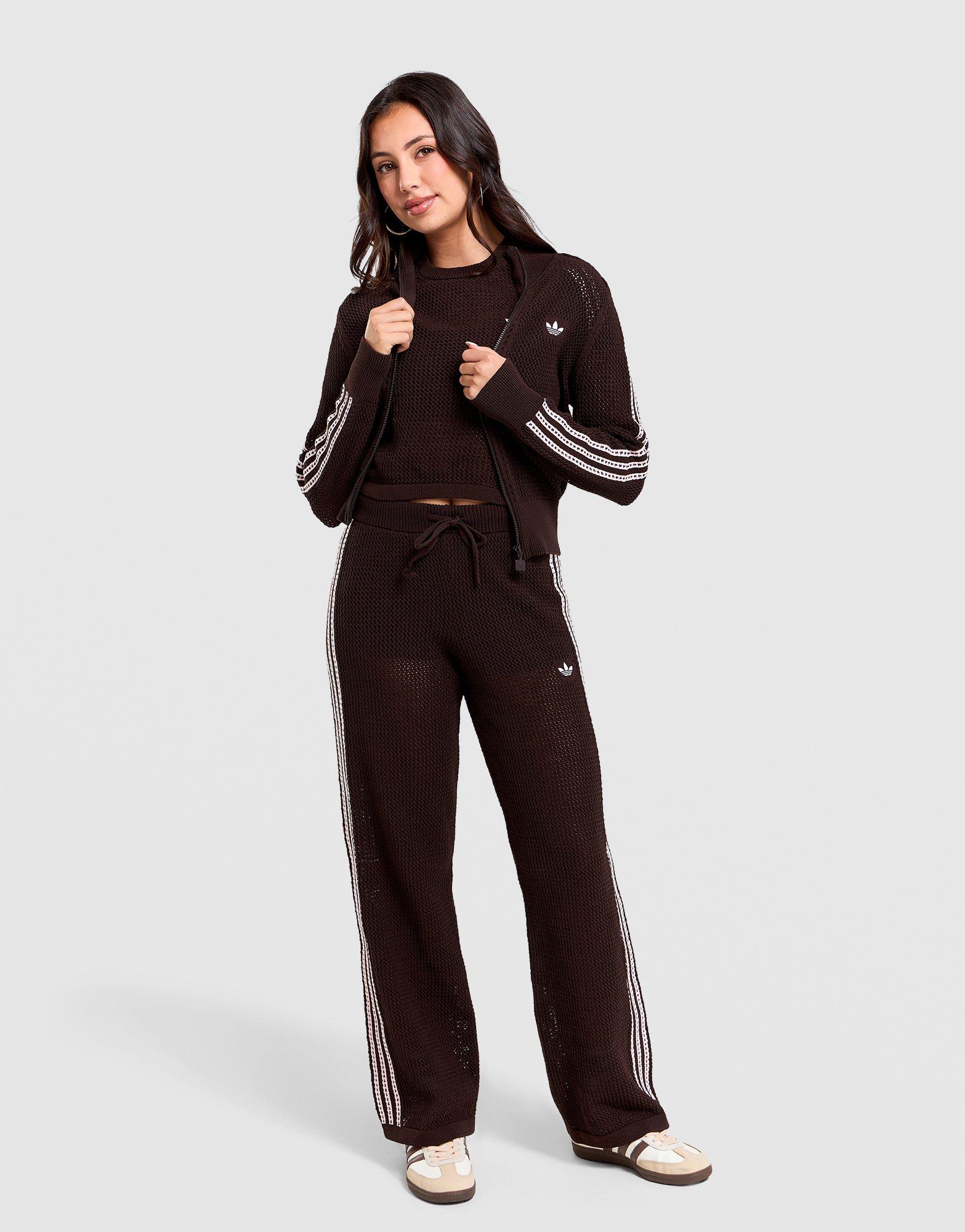 adidas Originals Firebird Knitted Crochet Track Top