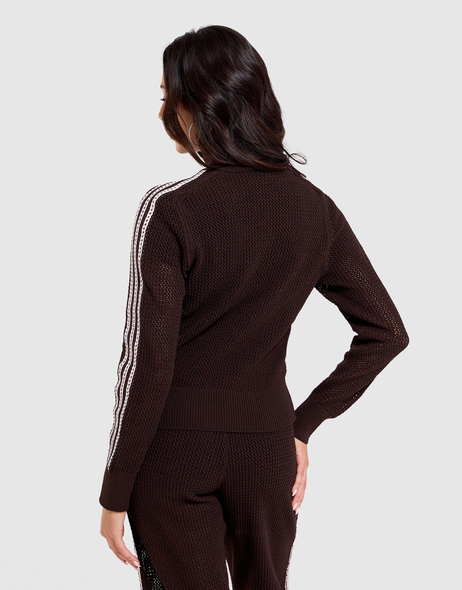 adidas Originals Firebird Knitted Crochet Track Top