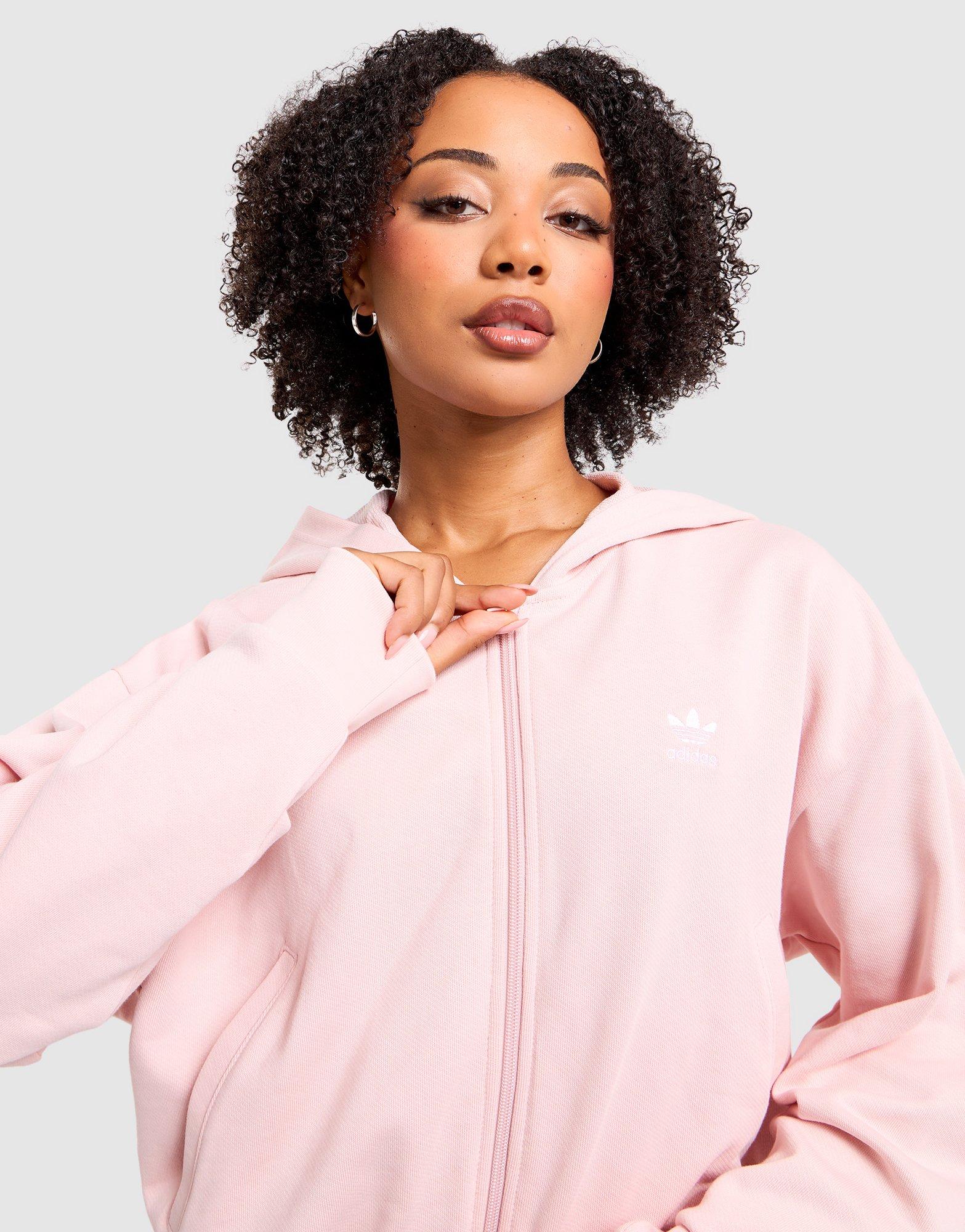 adidas Originals Essentials Full-Zip Crop Hoodie