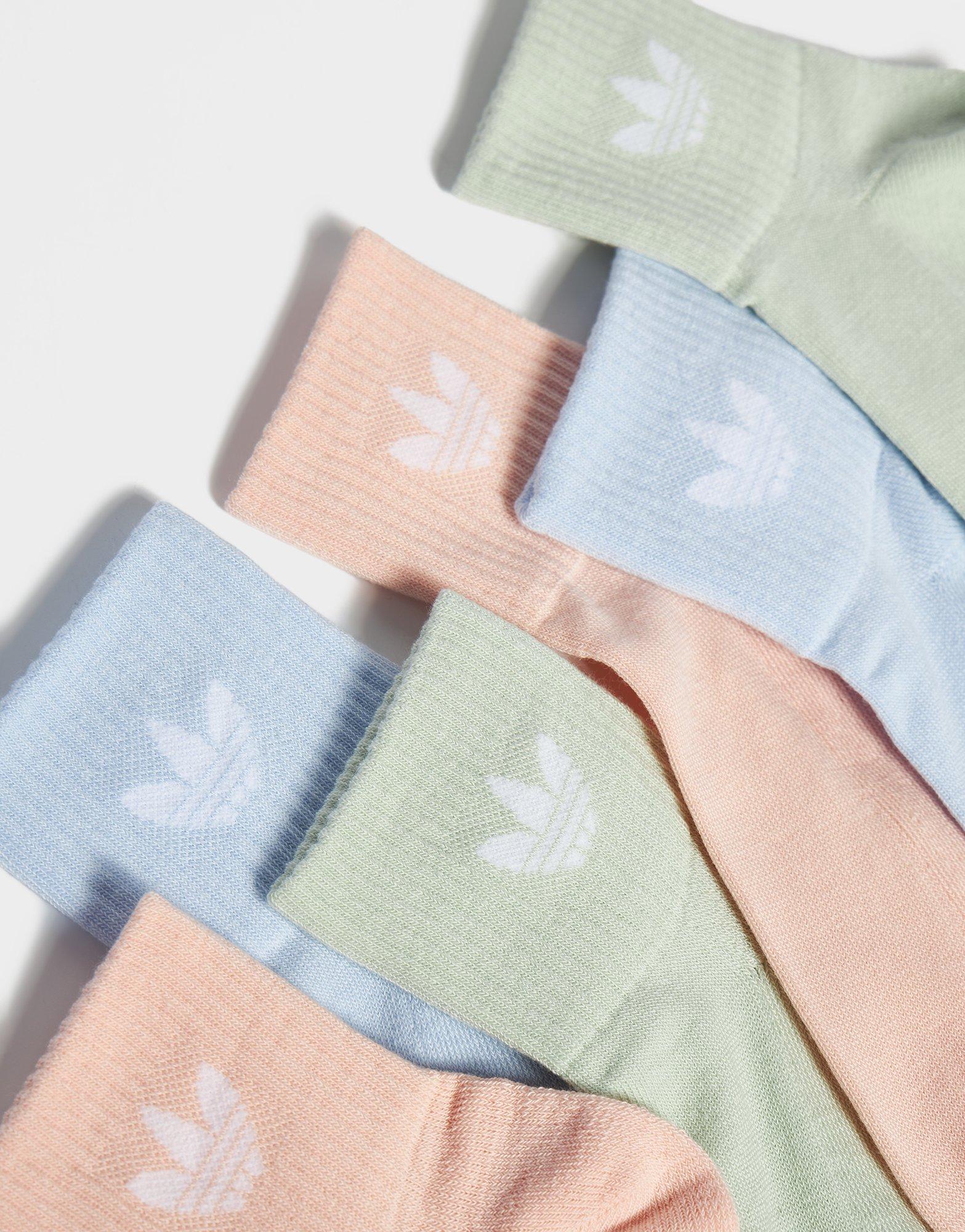 adidas Originals Trefoil Crew Mid Socks (6 Pack)