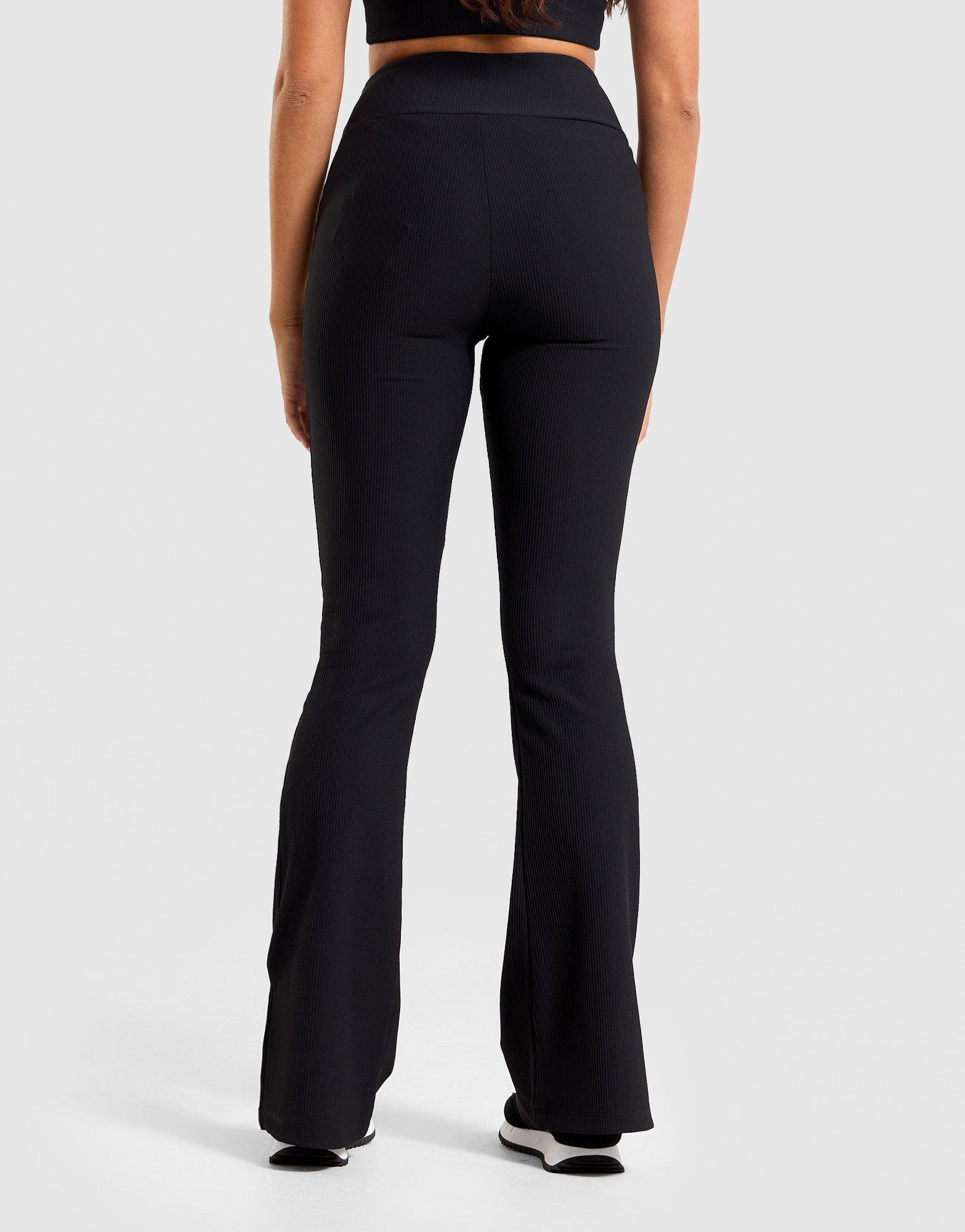 EA7 Vigor7 Ribbed Flared Leggings