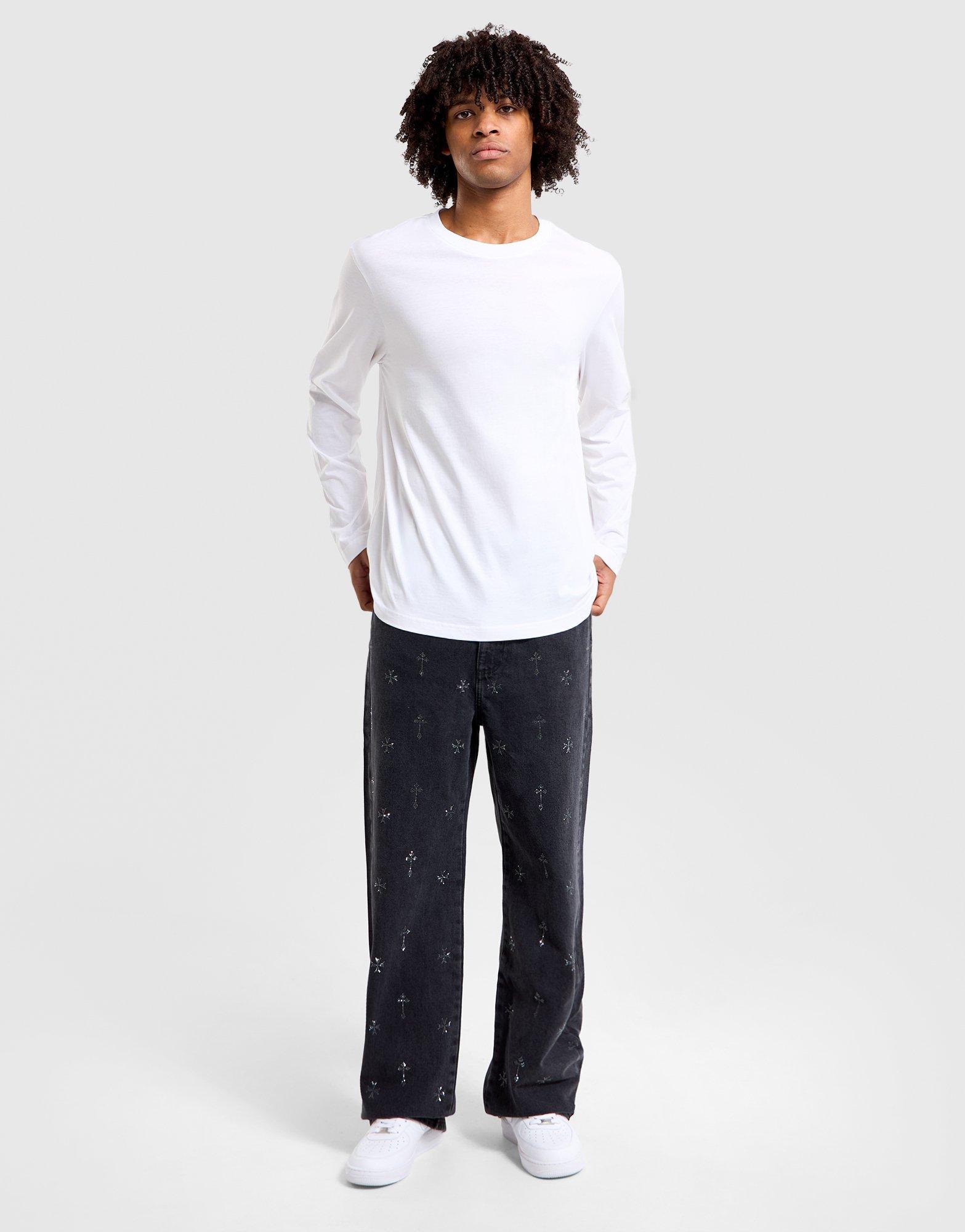 Supply & Demand Diamante Break Jeans