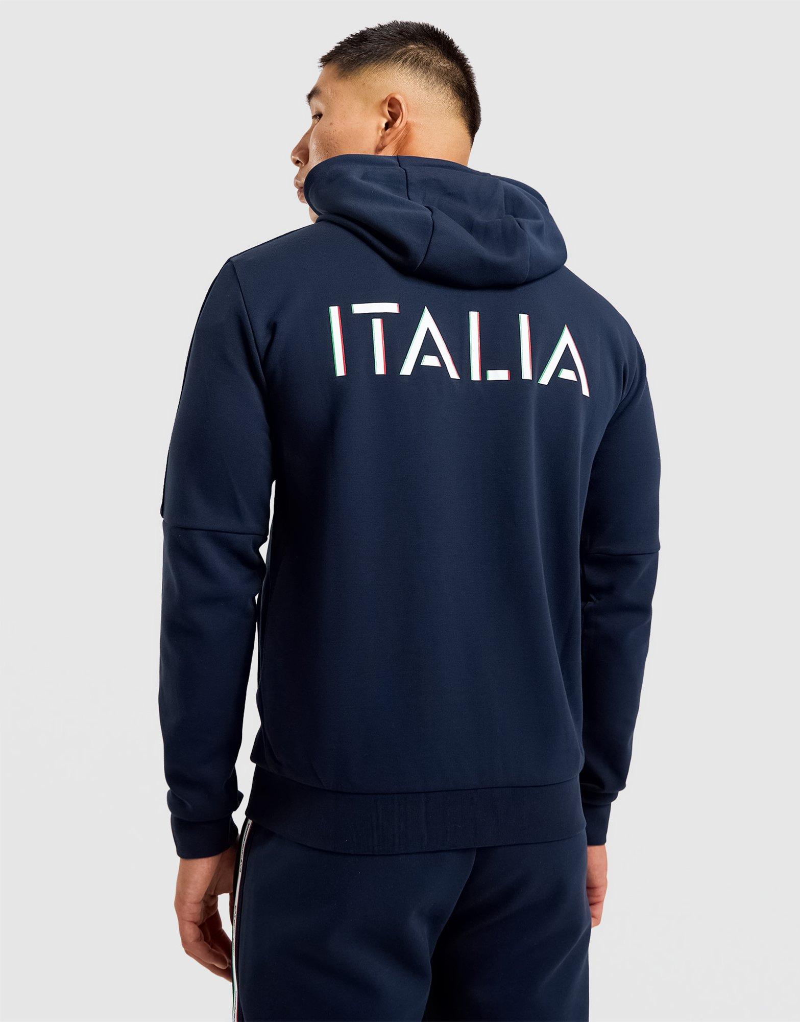 EA7 Italia Tape Full-Zip Hoodie