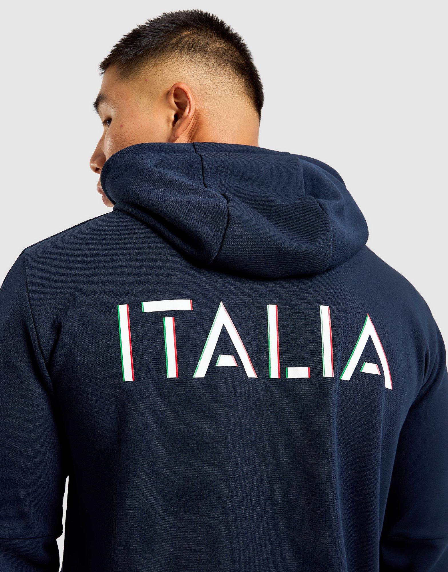 EA7 Italia Tape Full-Zip Hoodie
