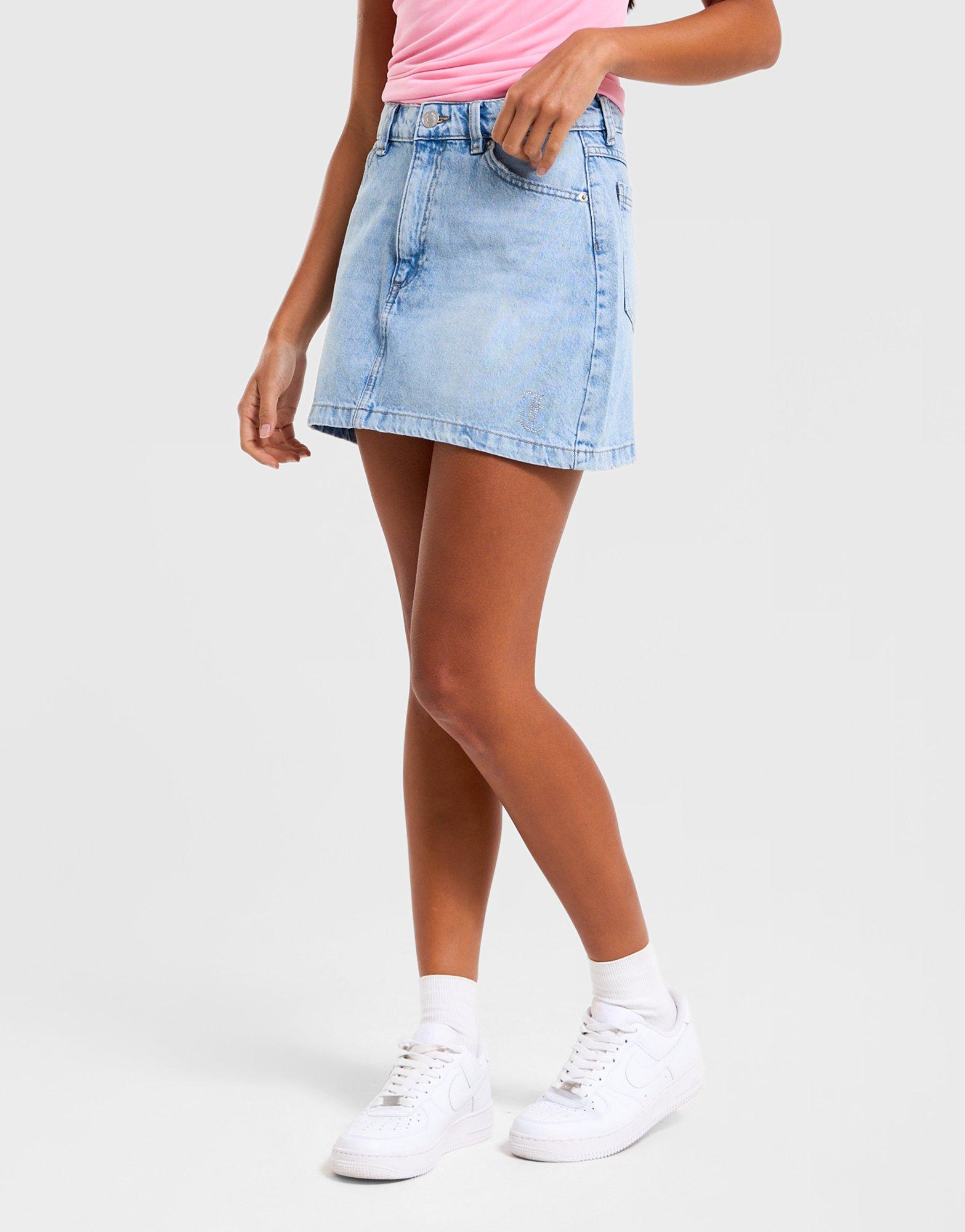 JUICY COUTURE Denim Mini Skirt