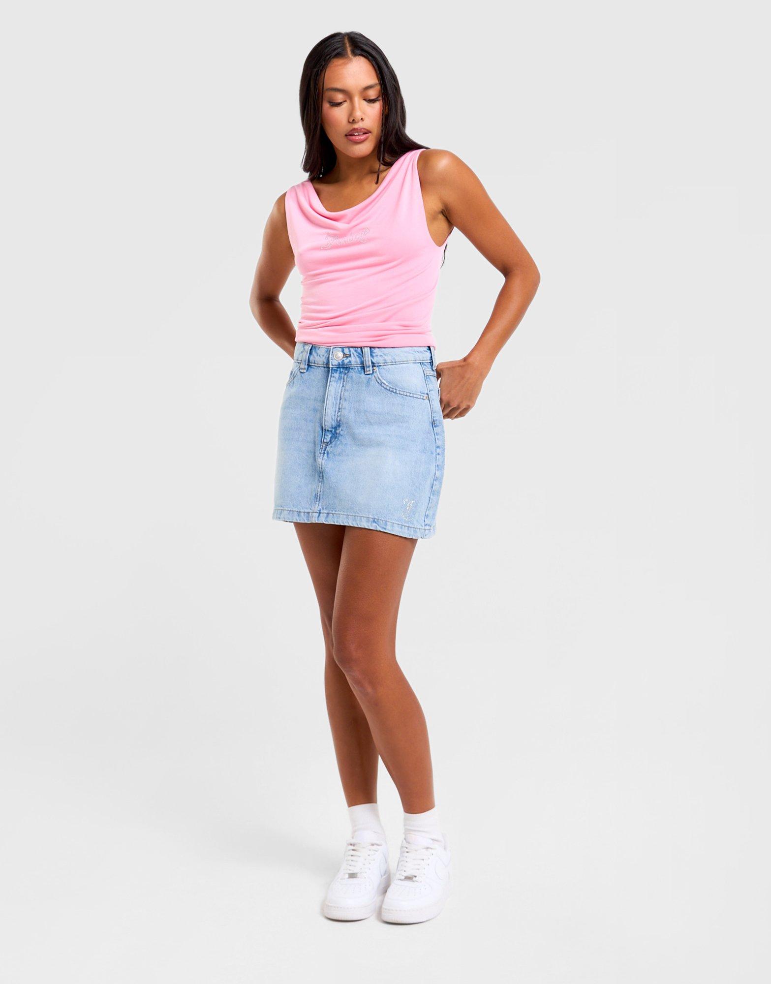 JUICY COUTURE Denim Mini Skirt