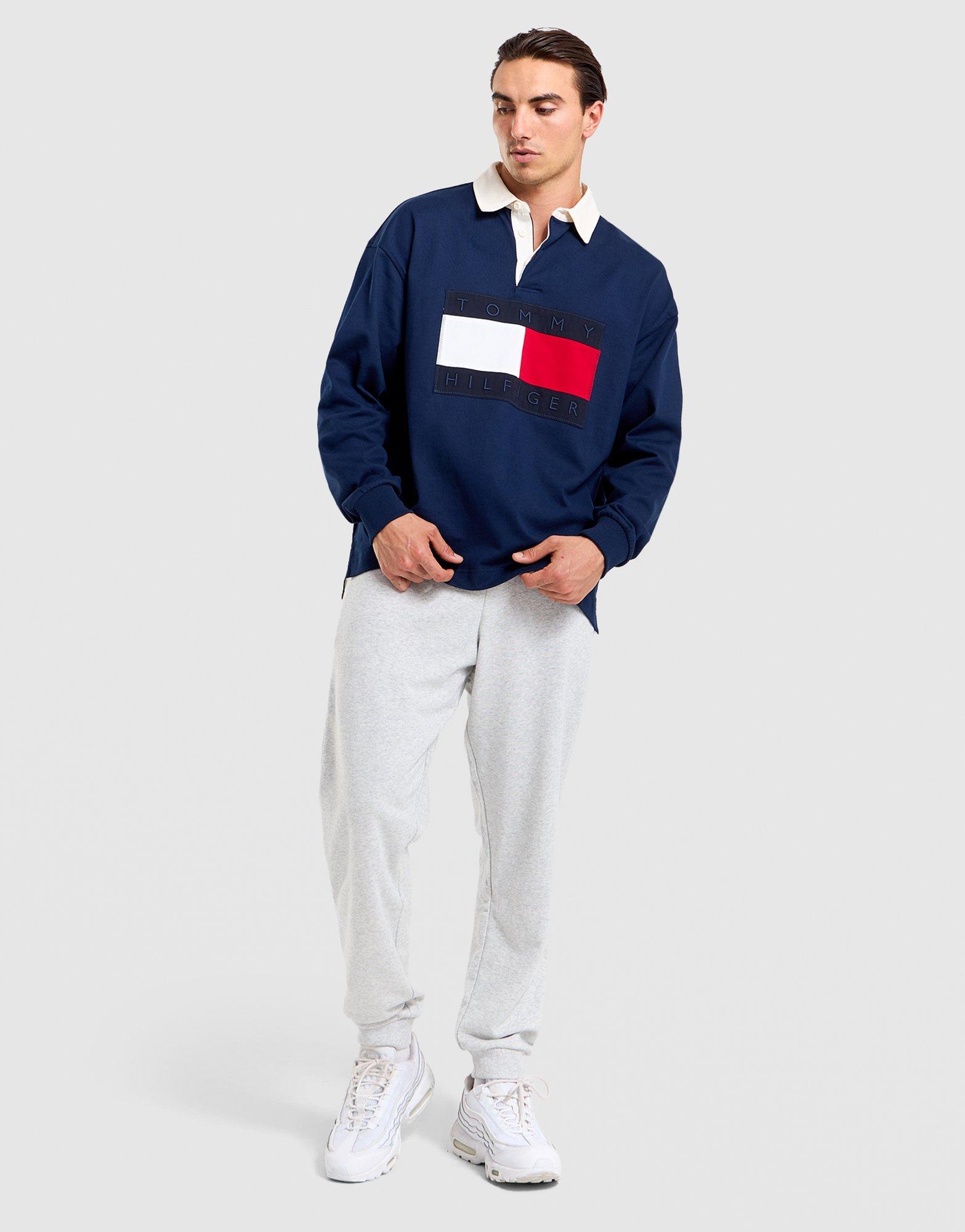 Tommy Hilfiger Flag Long Sleeve Polo Shirt