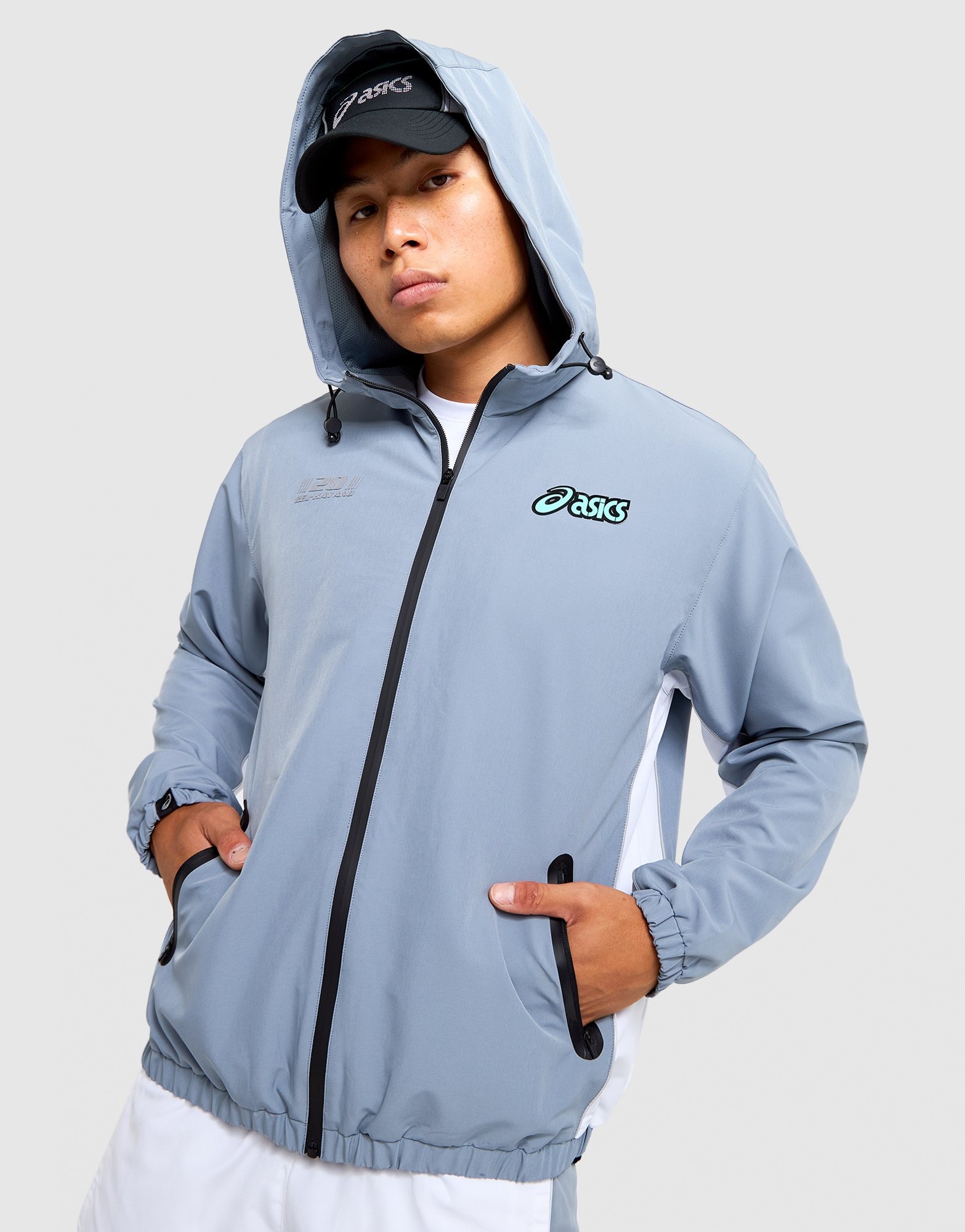 Grey ASICS Gel Kayano 20 Woven Jacket - JD Sports Australia