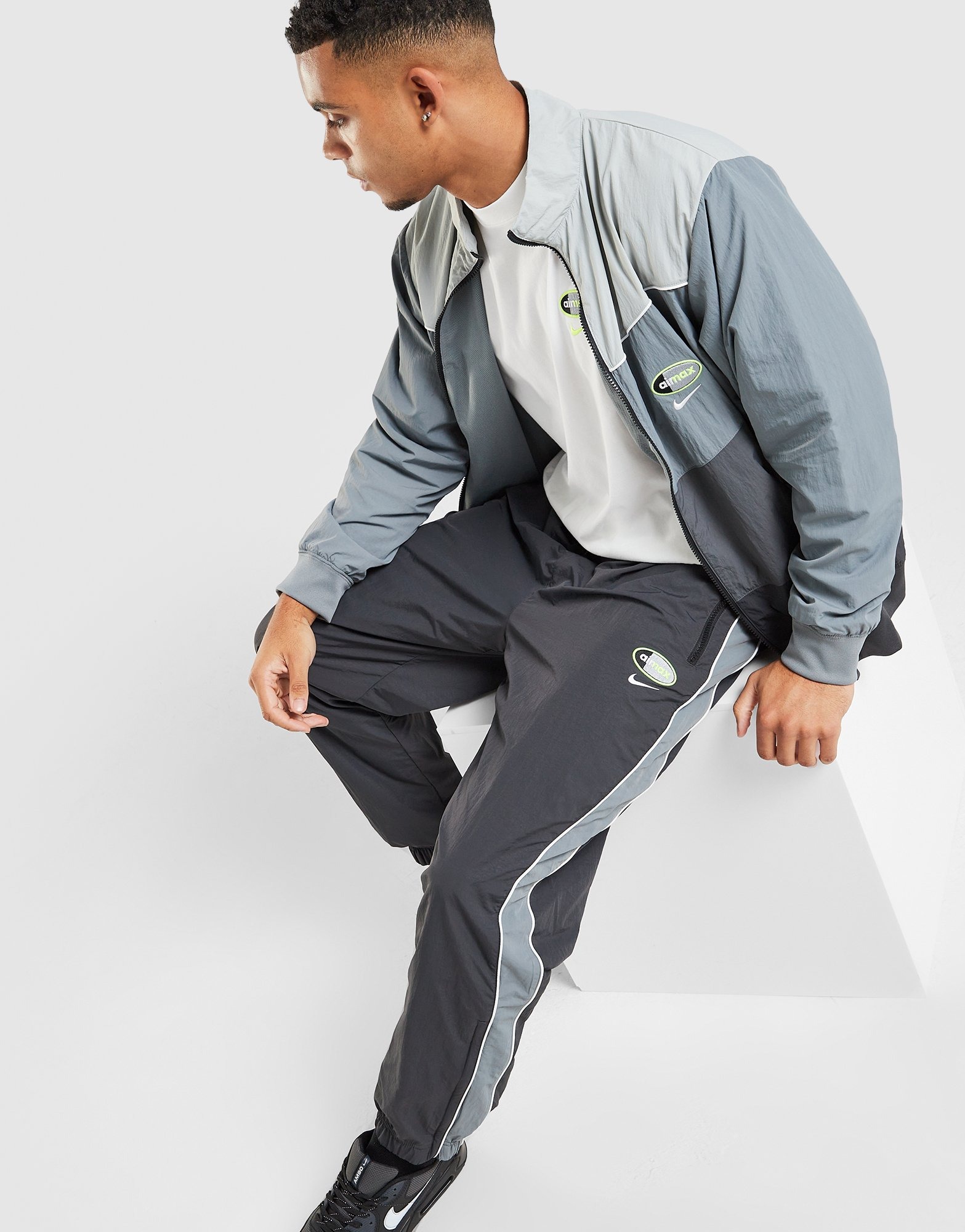 Grey Nike Air Max 95 Woven Track Pants - JD Sports NZ