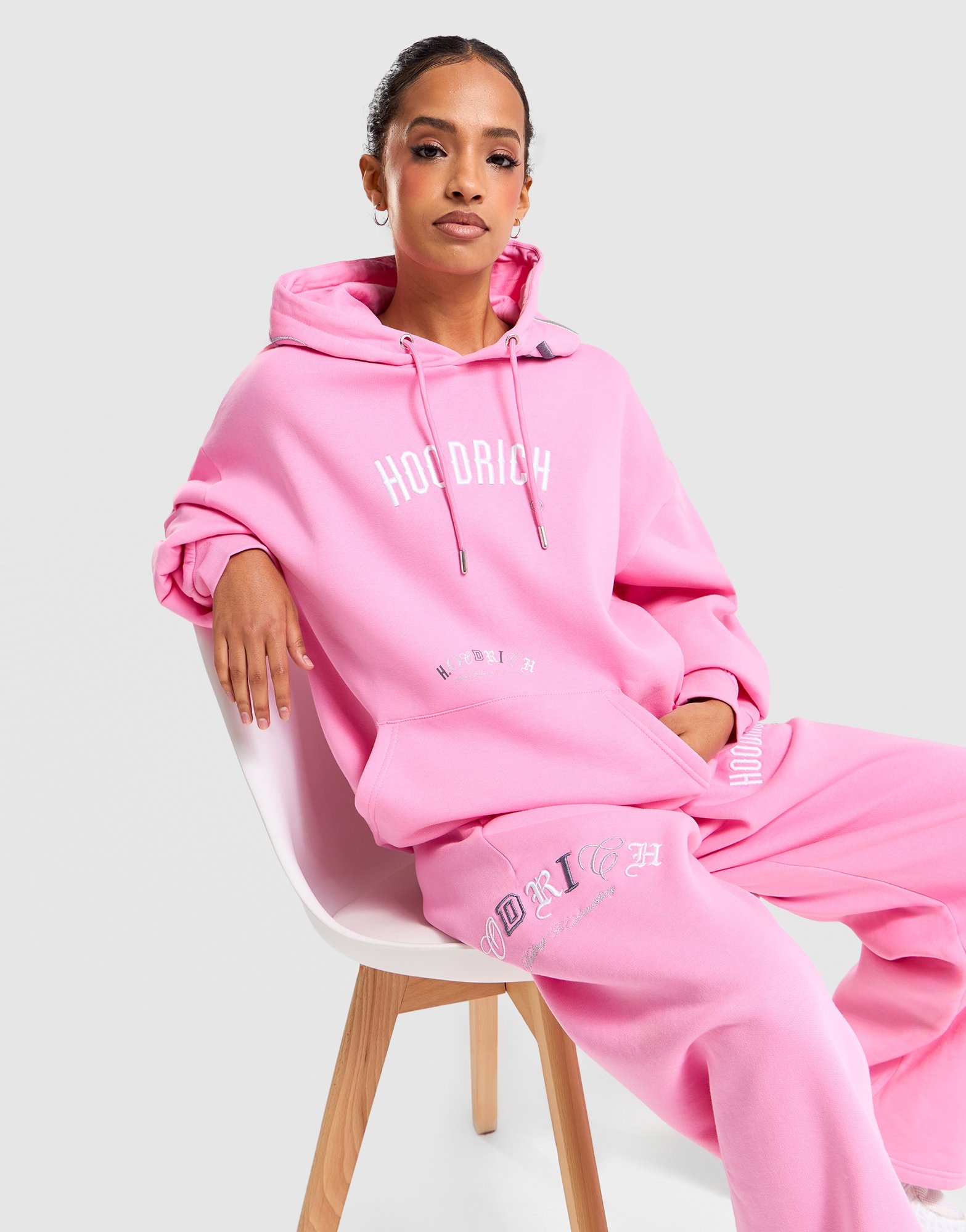 Pink Hoodrich Calor Oversized Hoodie - JD Sports Australia