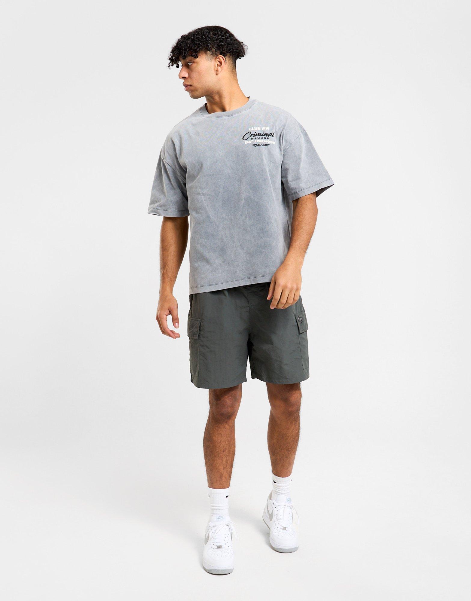 Criminal Damage Woven Cargo Shorts