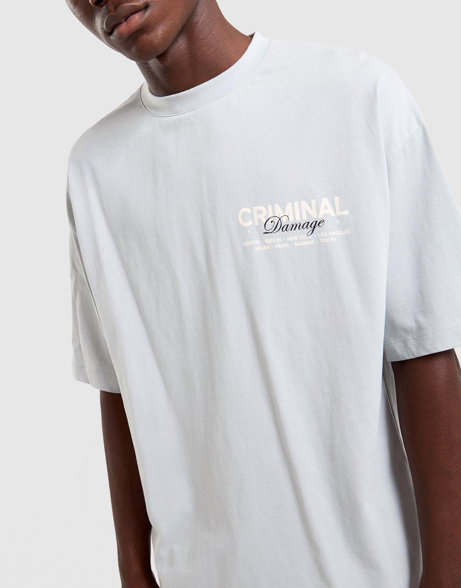 Criminal Damage Oversized T-Shirt