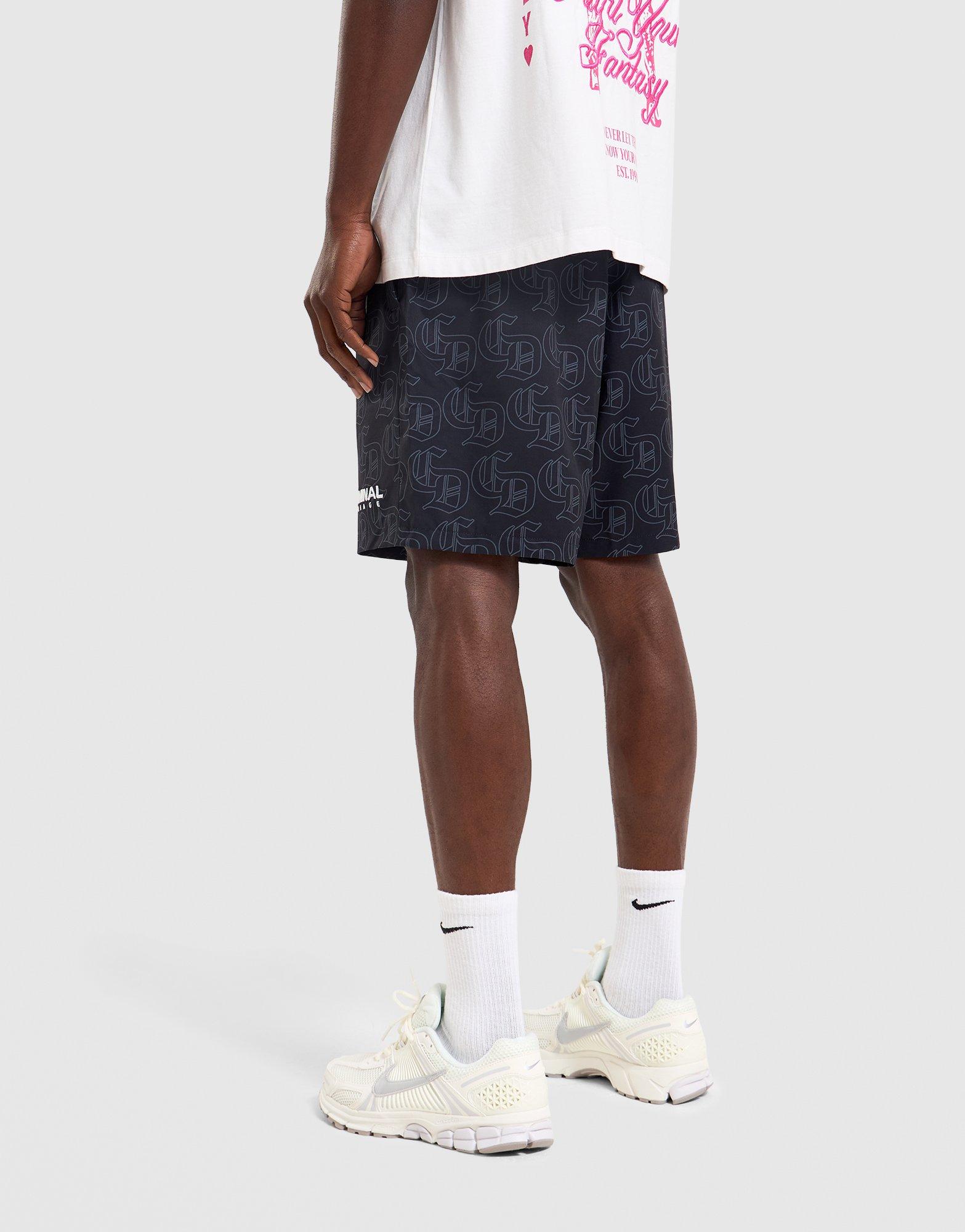 Criminal Damage Monogram Woven Shorts