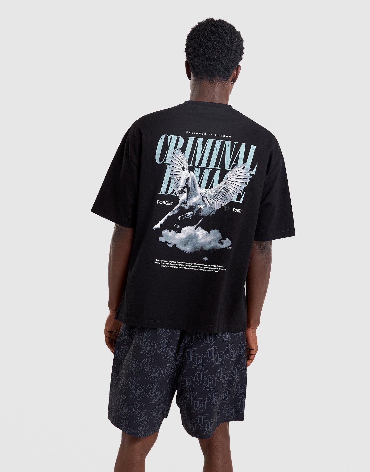 Criminal Damage Pegasus Oversized T-Shirt