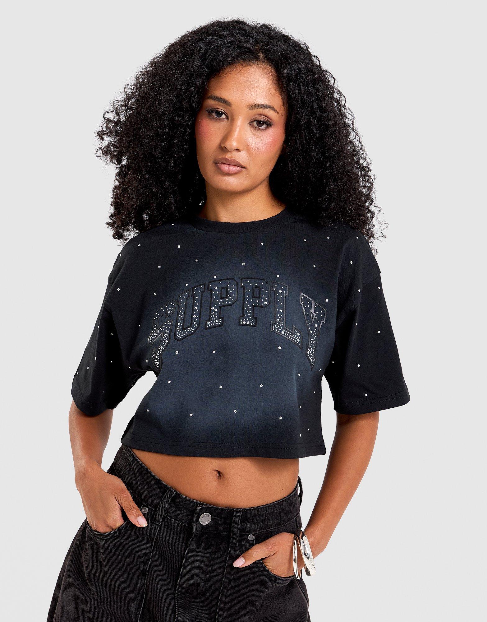 Supply & Demand Oversized Crop T-Shirt