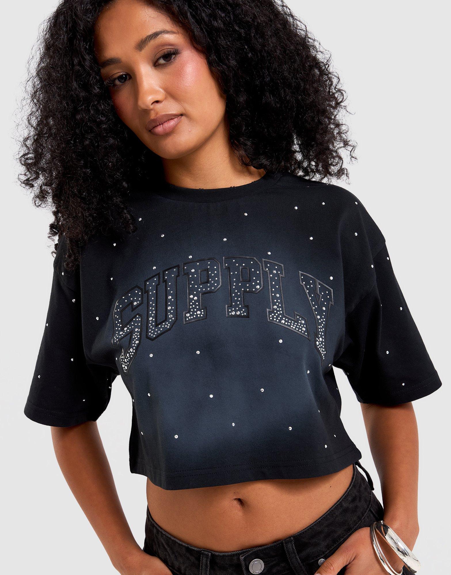 Supply & Demand Oversized Crop T-Shirt