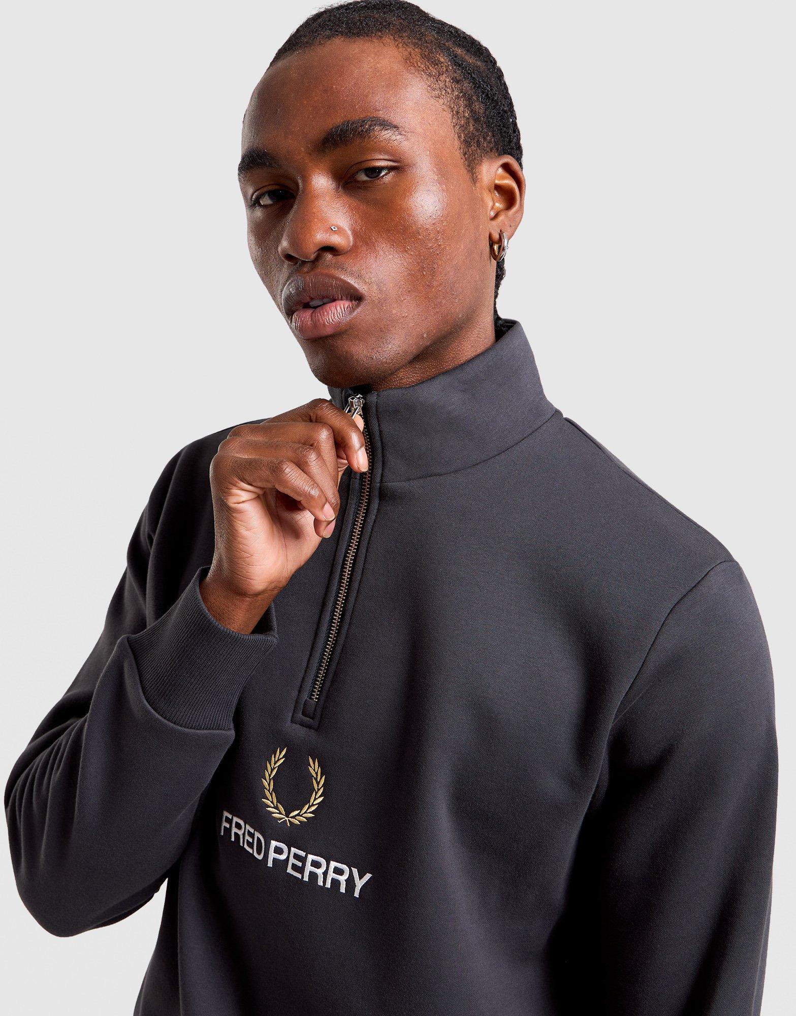 Fred Perry Tt Qzp Bb Clgo Stacked Gry/gld/wht$