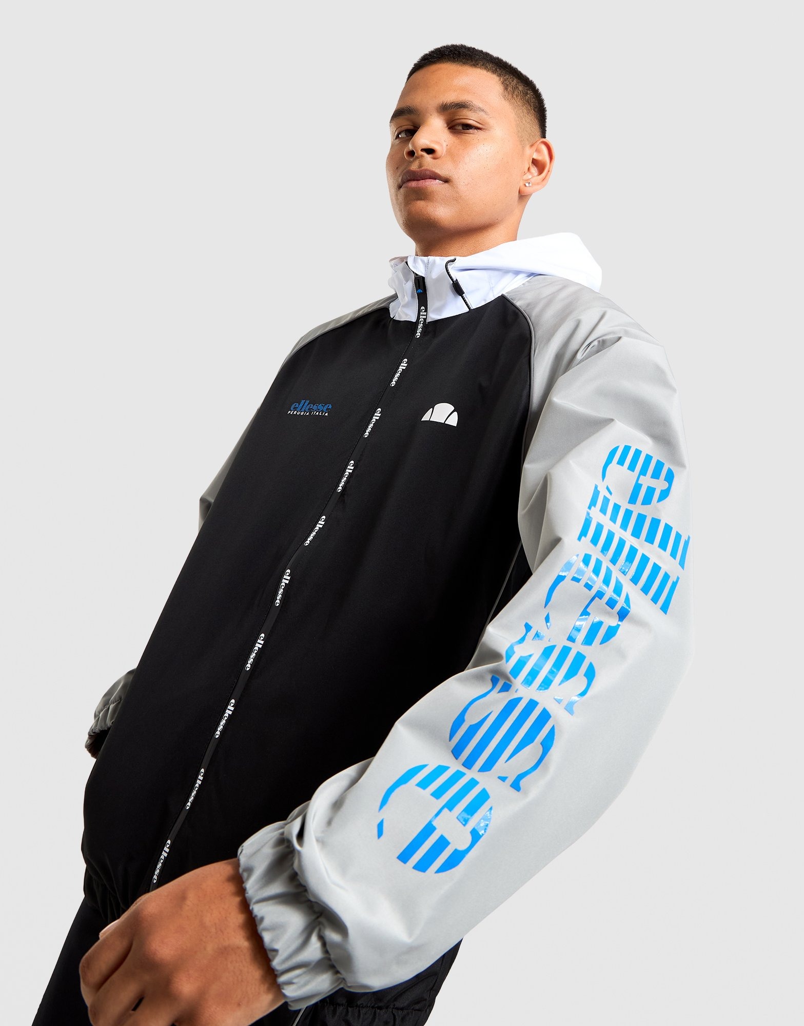Black Ellesse Edwardo Woven Jacket - JD Sports Australia