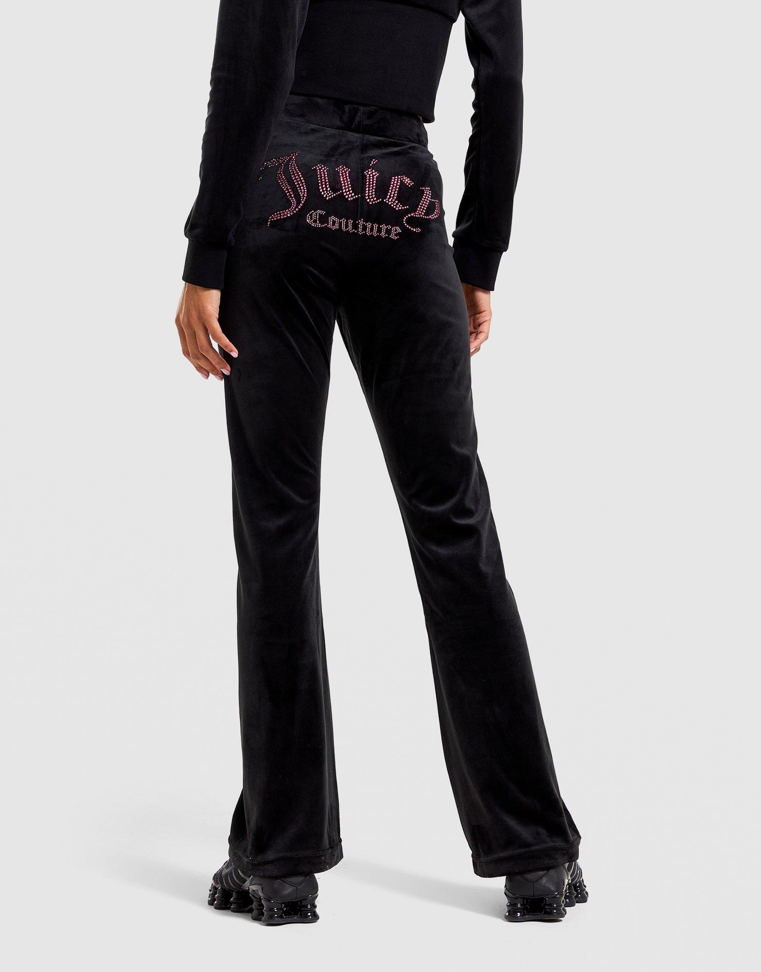 JUICY COUTURE Velour Flare Track Pants