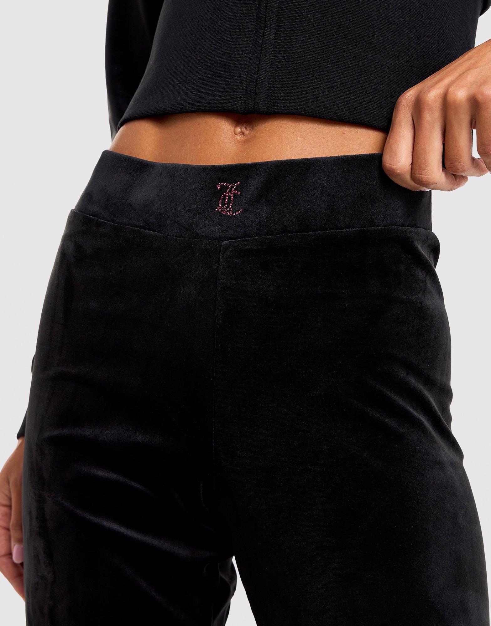 JUICY COUTURE Velour Flare Track Pants