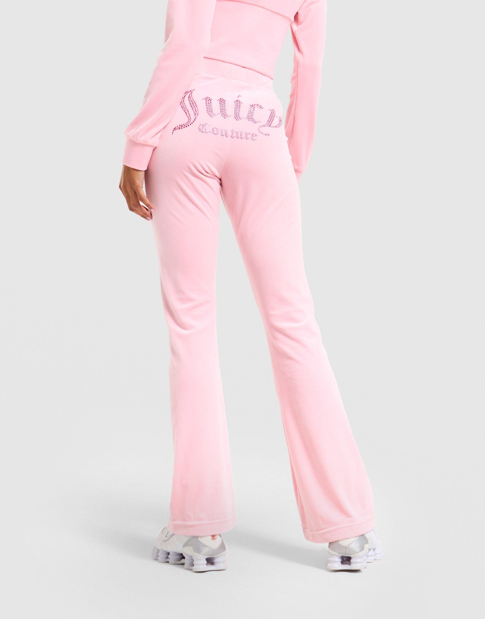 JUICY COUTURE Velour Flare Track Pants