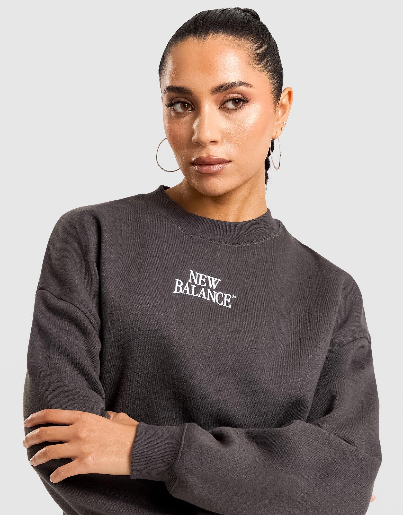 New Balance Linear Crop Sweatshirt