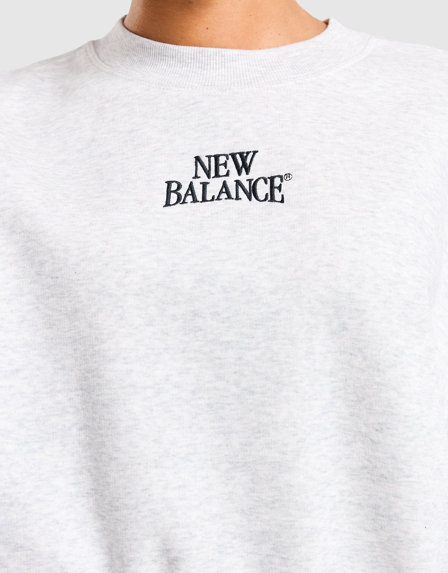 New Balance Linear Crop Sweatshirt