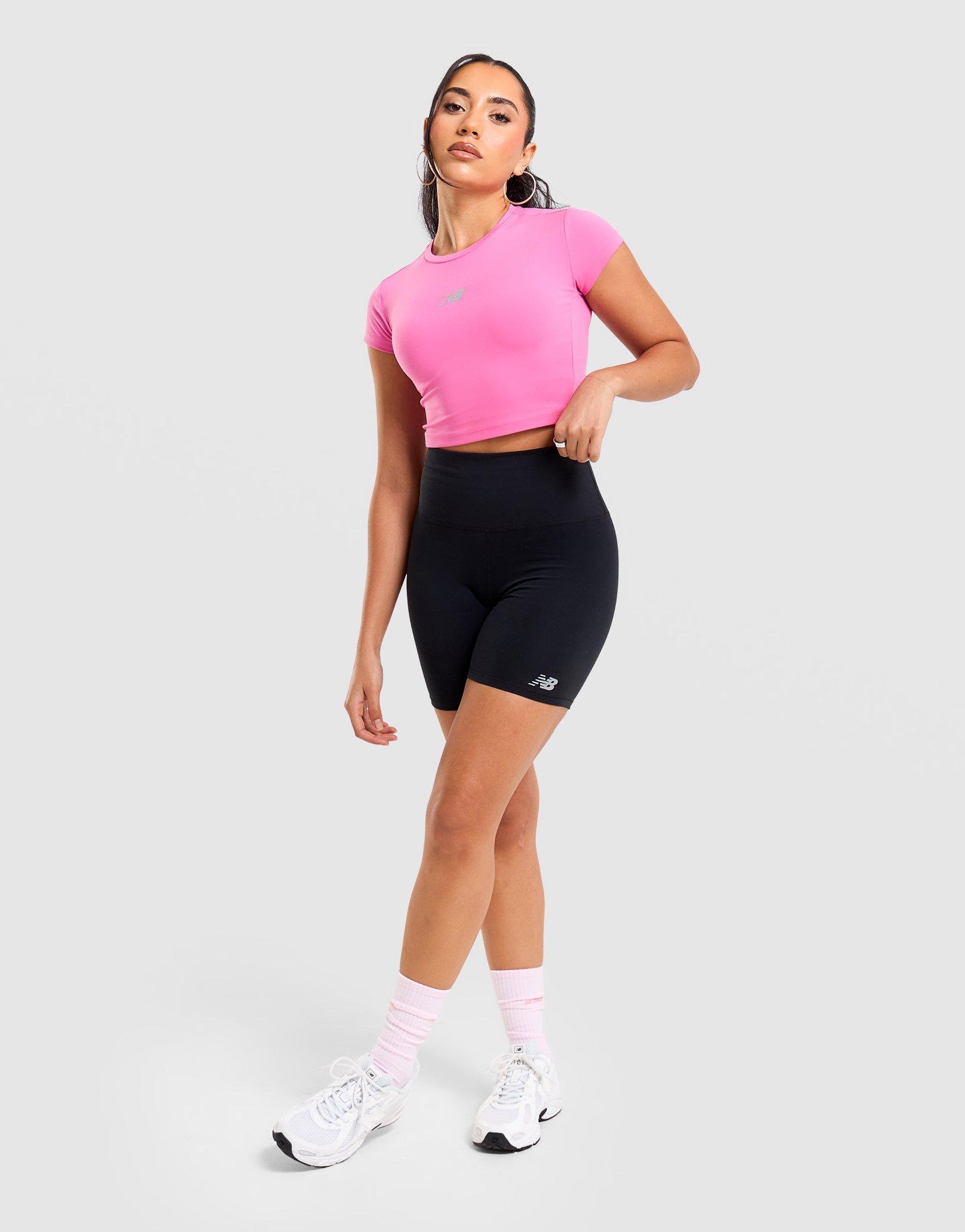New Balance Harmony Fitted Crop T-Shirt