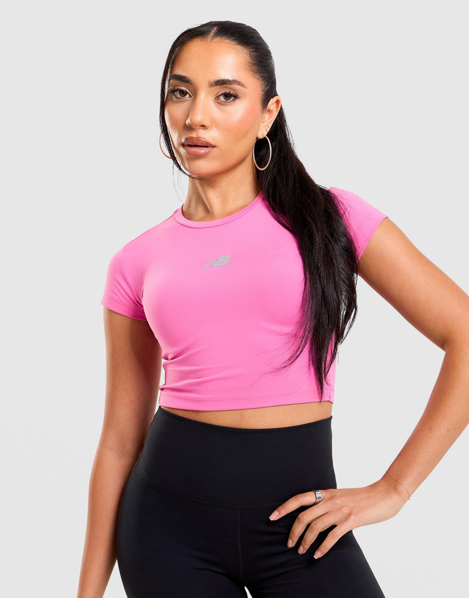 New Balance Harmony Fitted Crop T-Shirt