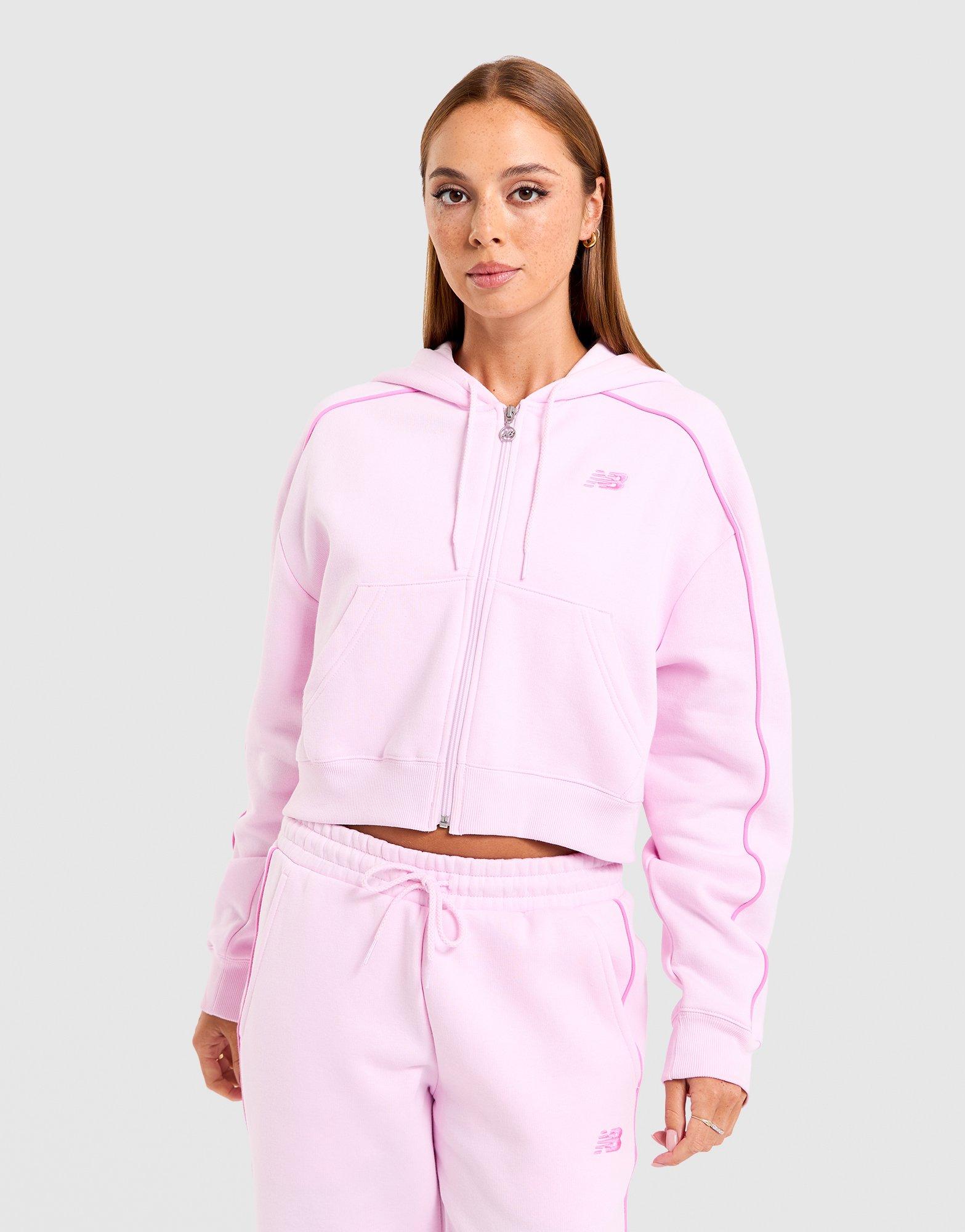 New Balance Full Zip Crop Hoodie