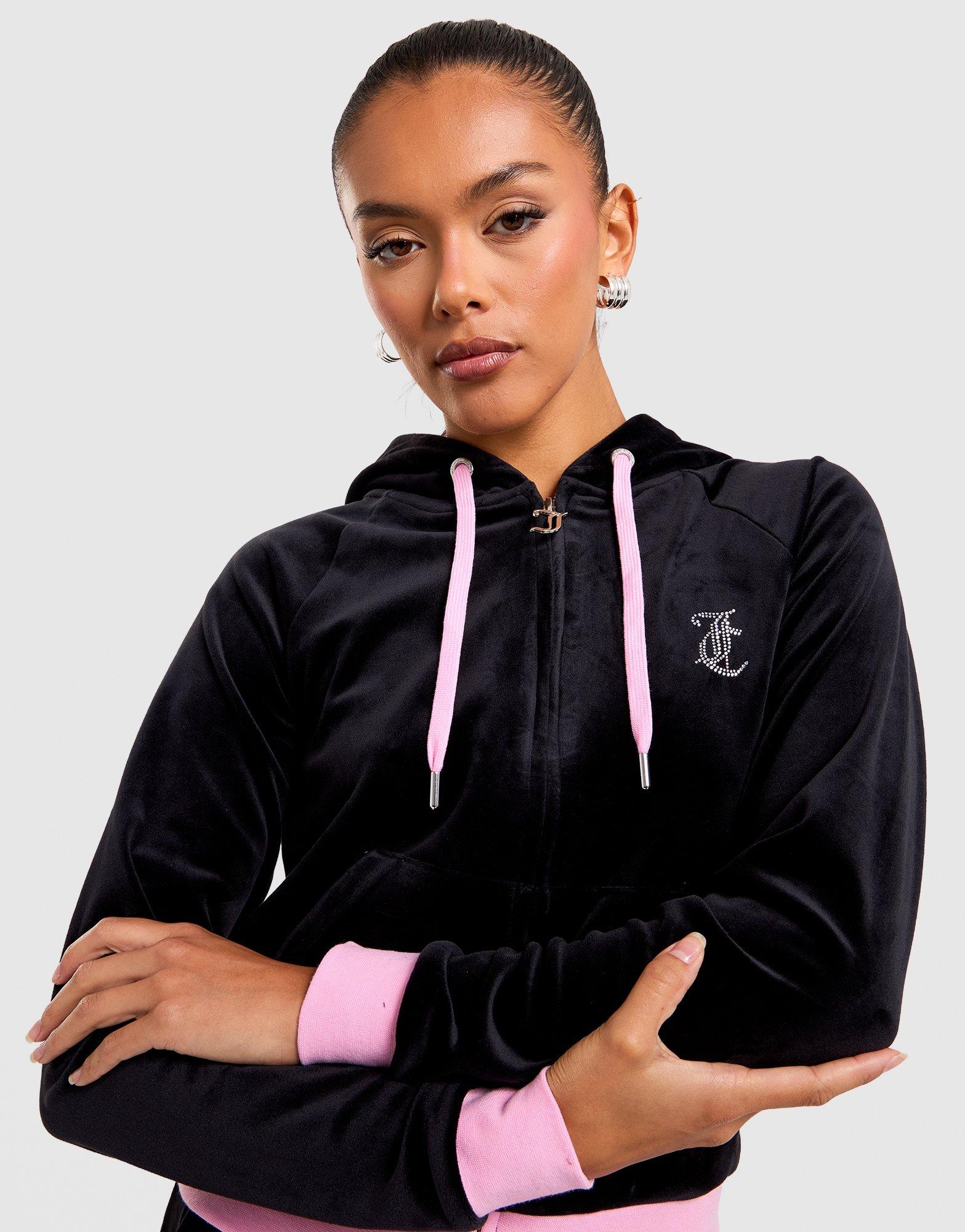 JUICY COUTURE Madi Full Zip Velour Hoodie