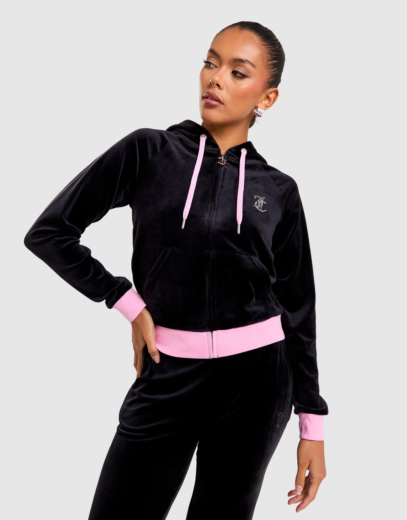JUICY COUTURE Madi Full Zip Velour Hoodie