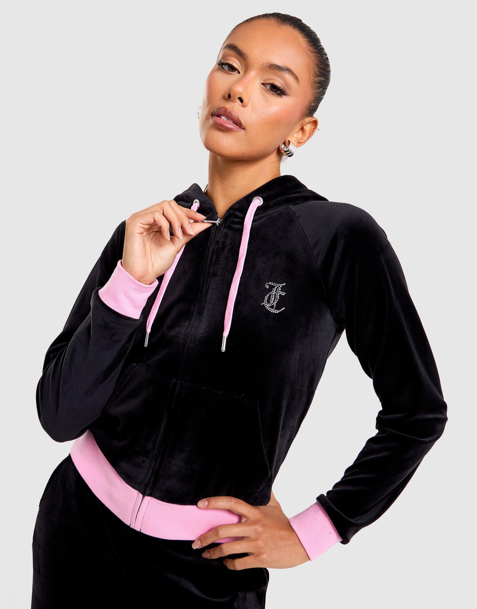 JUICY COUTURE Madi Full Zip Velour Hoodie