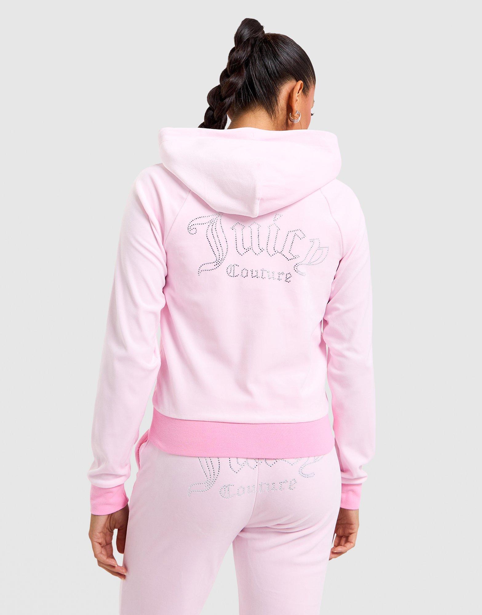 JUICY COUTURE Madi Full-Zip Velour Hoodie