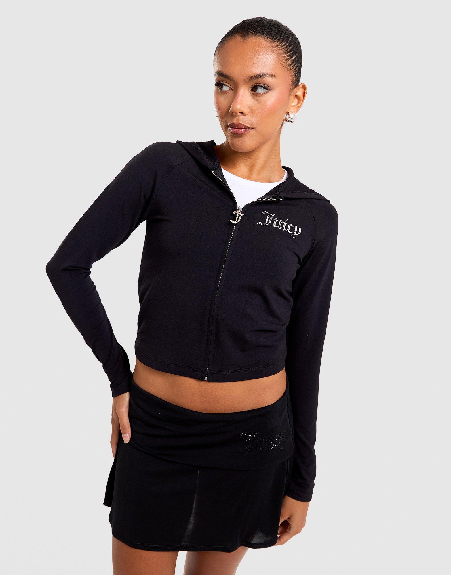 JUICY COUTURE Madi Full-Zip Velour Hoodie
