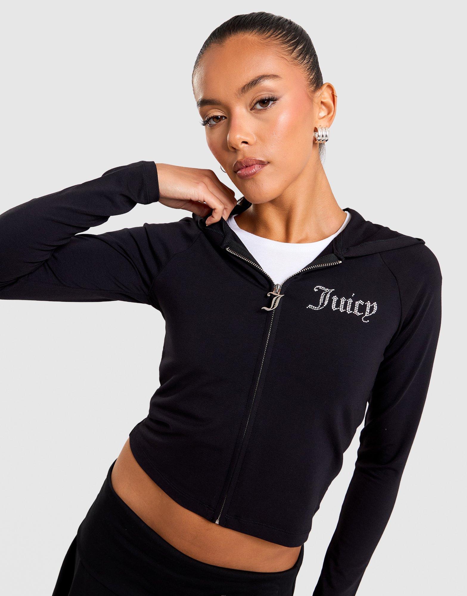 JUICY COUTURE Madi Full-Zip Velour Hoodie