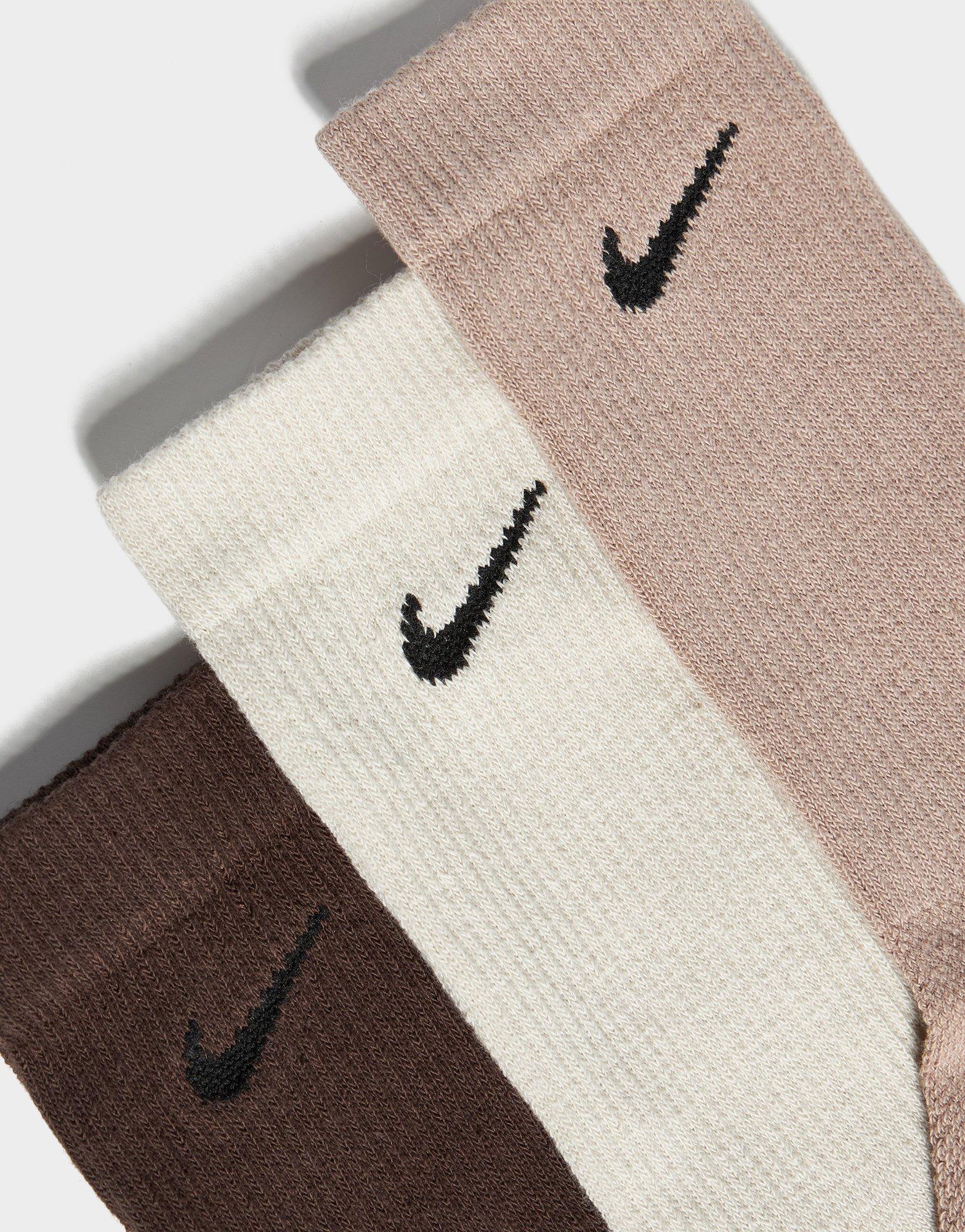 Nike Elevated Swoosh Crew Socks (3 Pack)
