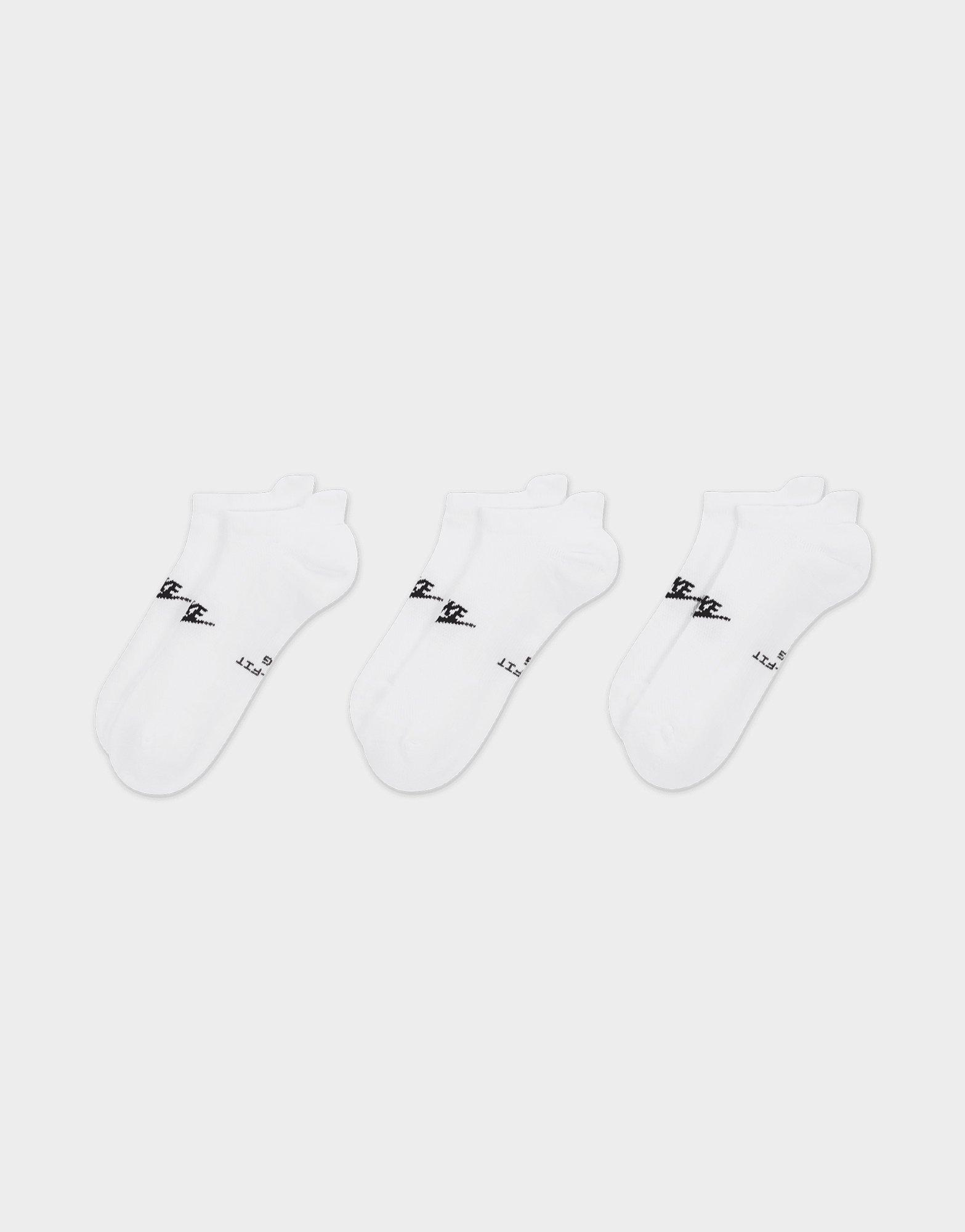 Nike Everyday Elevated No-Show Socks (3 Pack)