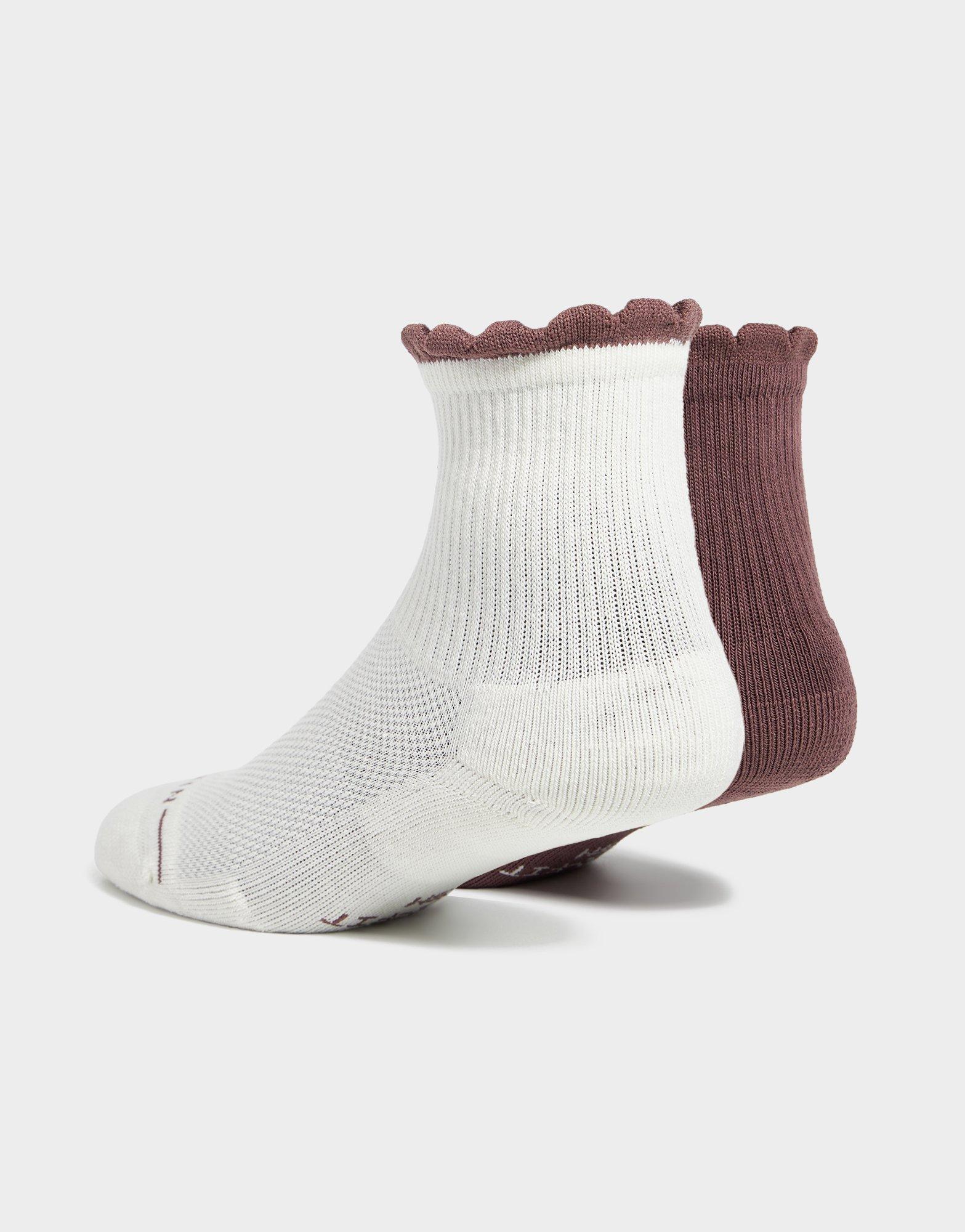 Nike Micro Swoosh Crew Socks (2 Pack)