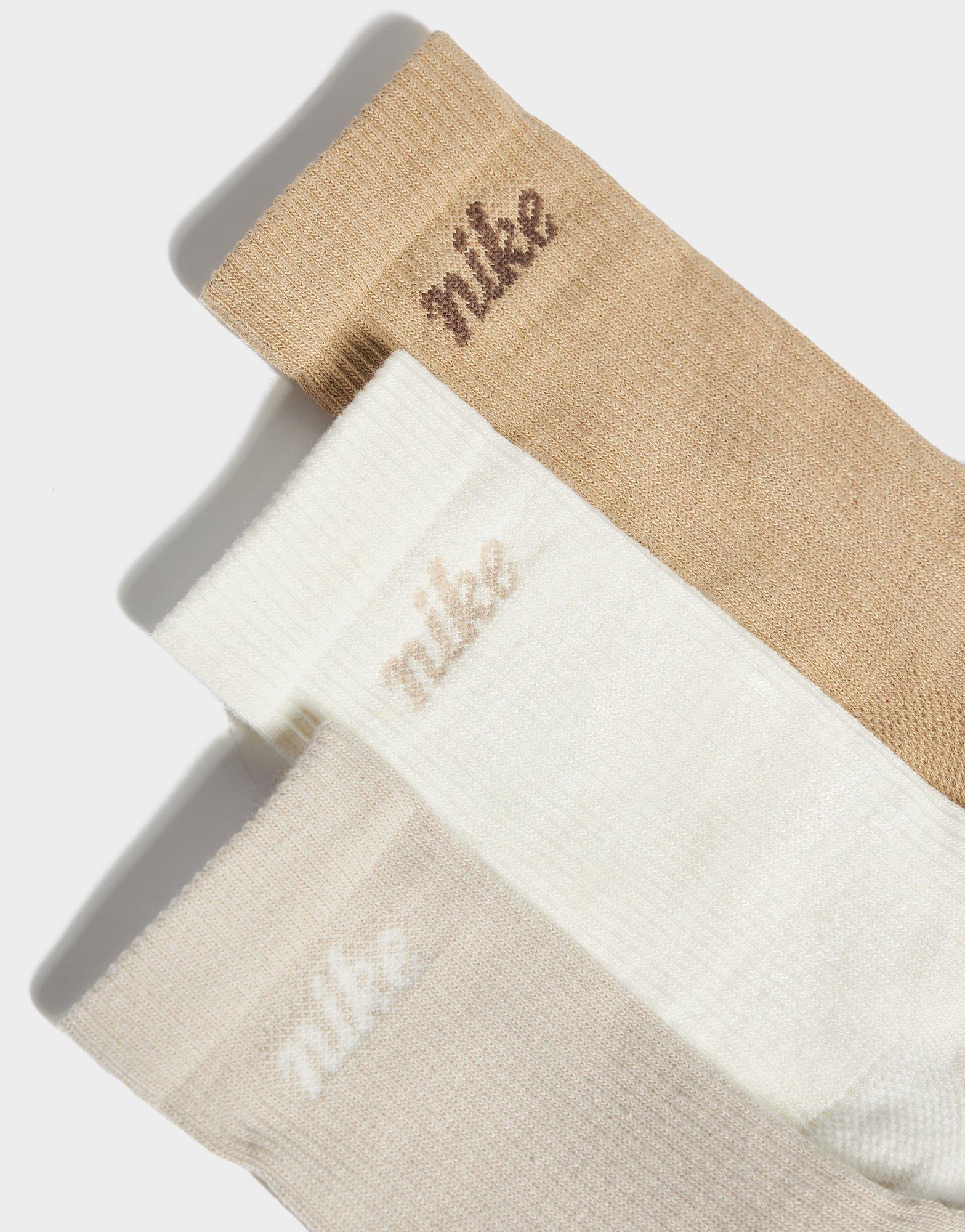 Nike Script Elevated Crew Socks (3 Pack)
